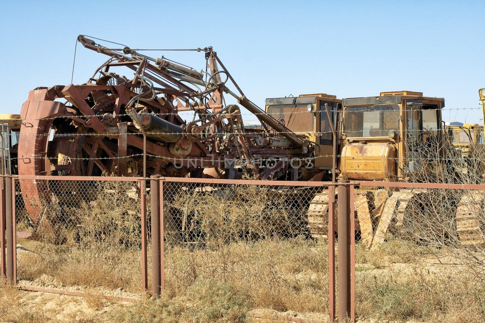 Old abandoned tractor. by ekipaj