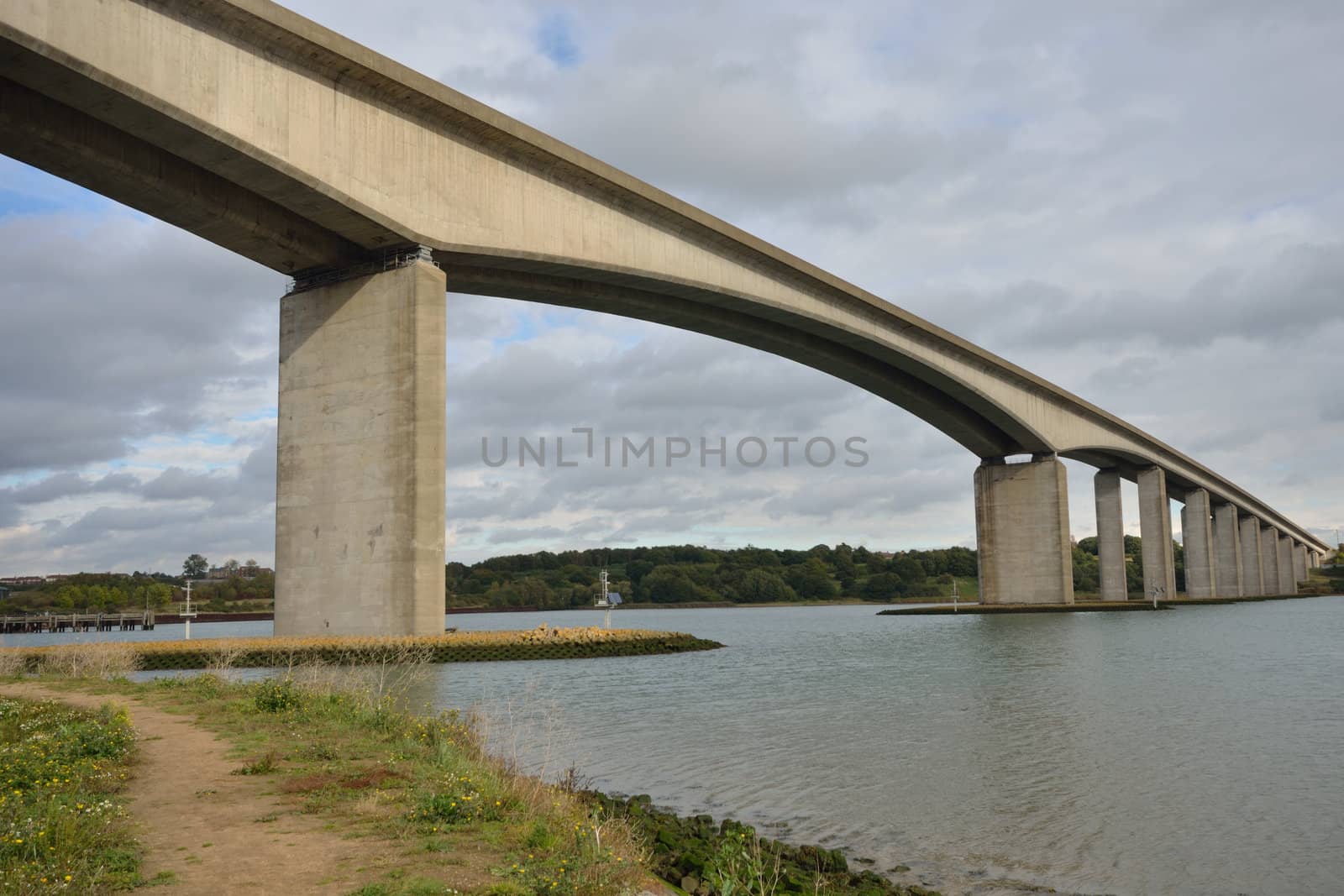 Orwell Bridge from South bank