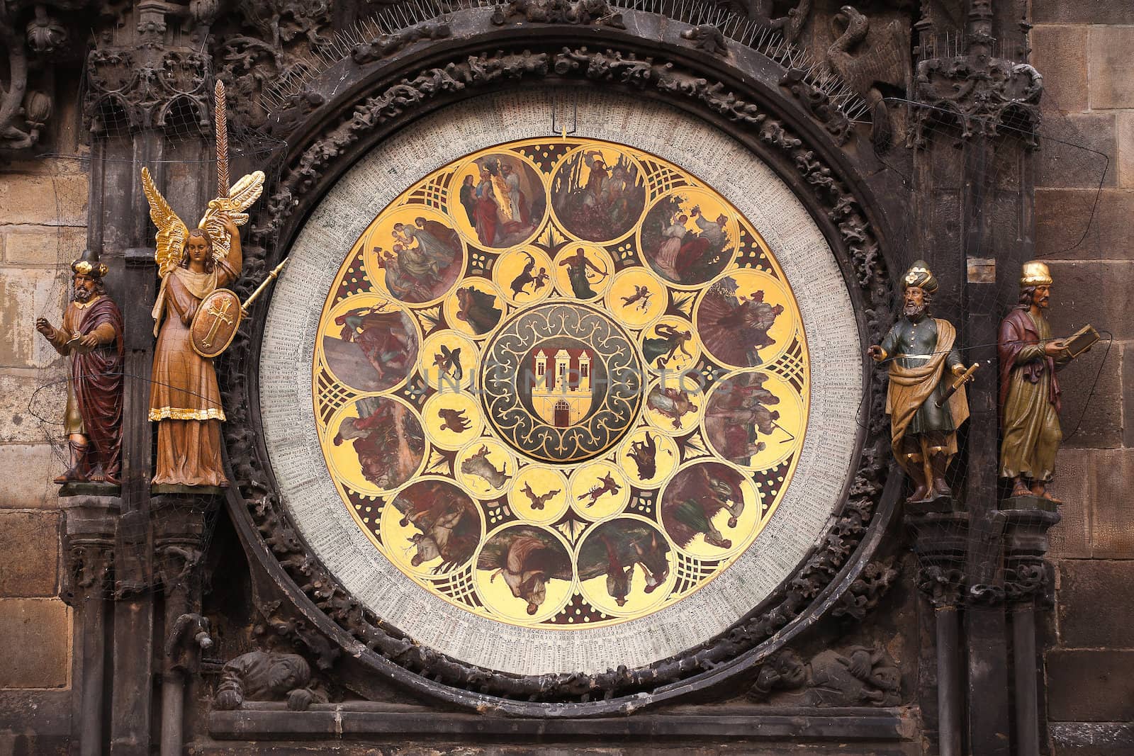 Ancient astronomical Clock in Prague by CaptureLight