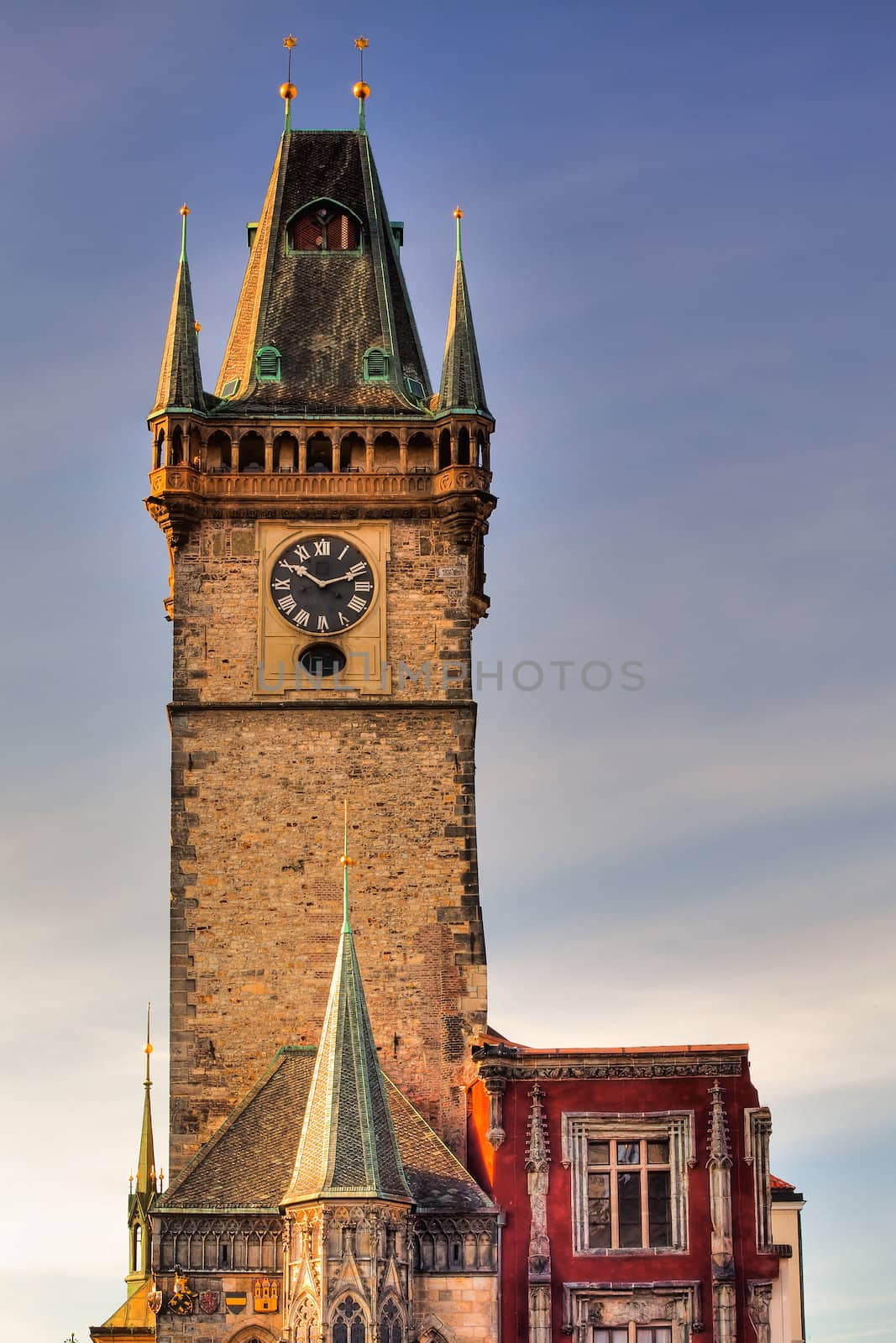 City hall at the Old Town Square, Prague, Czech Republic