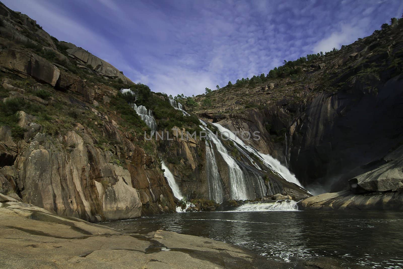 Ezaro Cascade and Xallas River, Galicia, Spain by dannyus