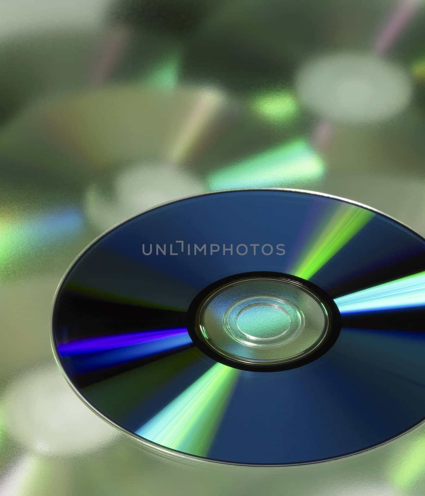 DVD in blurred background by gewoldi