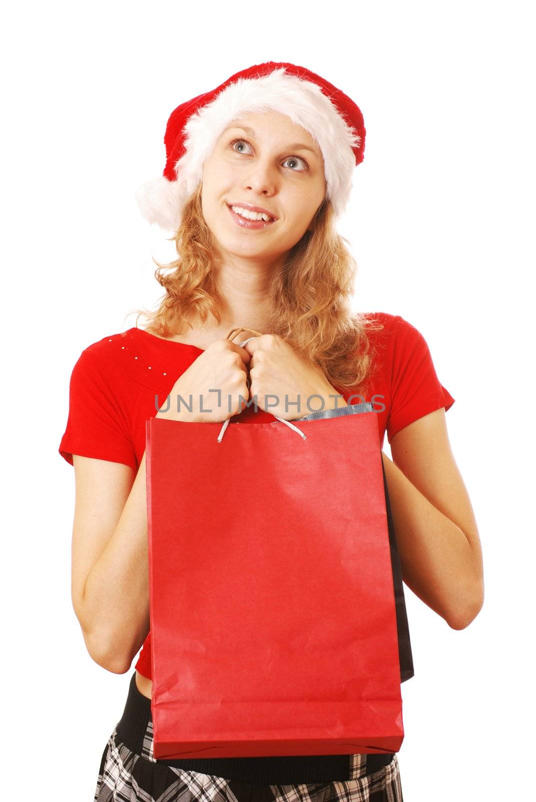 Santa Girl with bags by haveseen