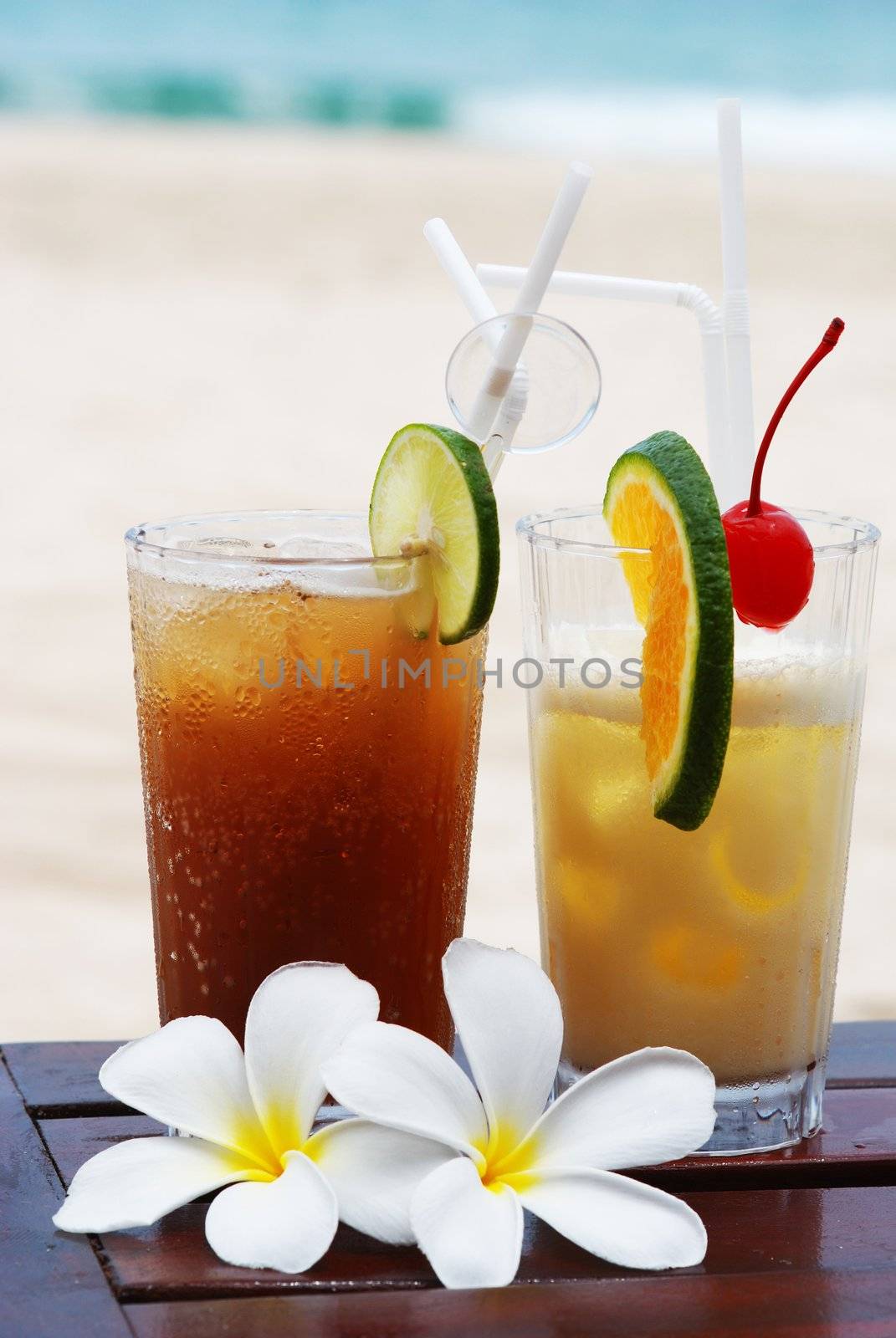 Cocktails on the beach