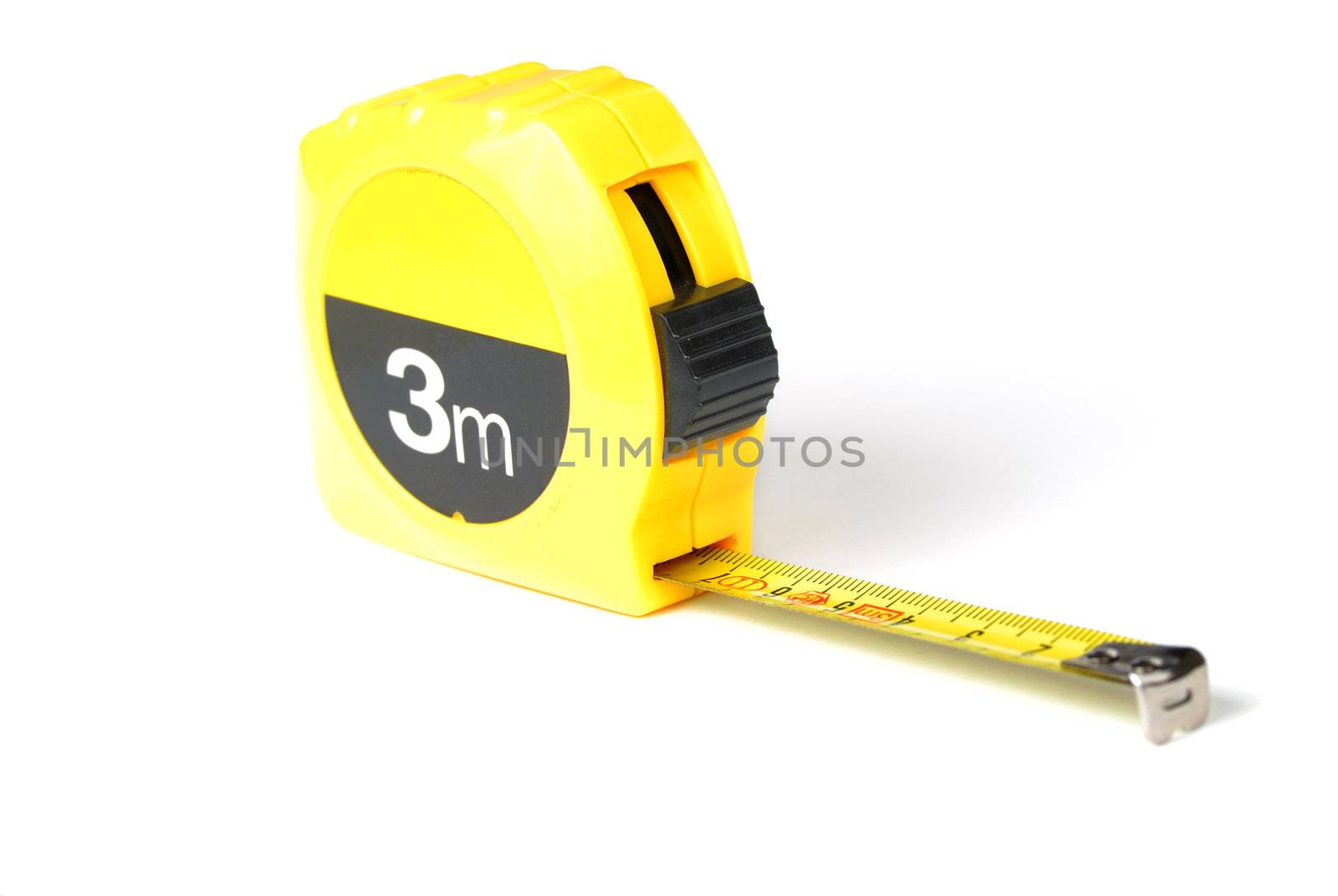 Measure tape isolated on white