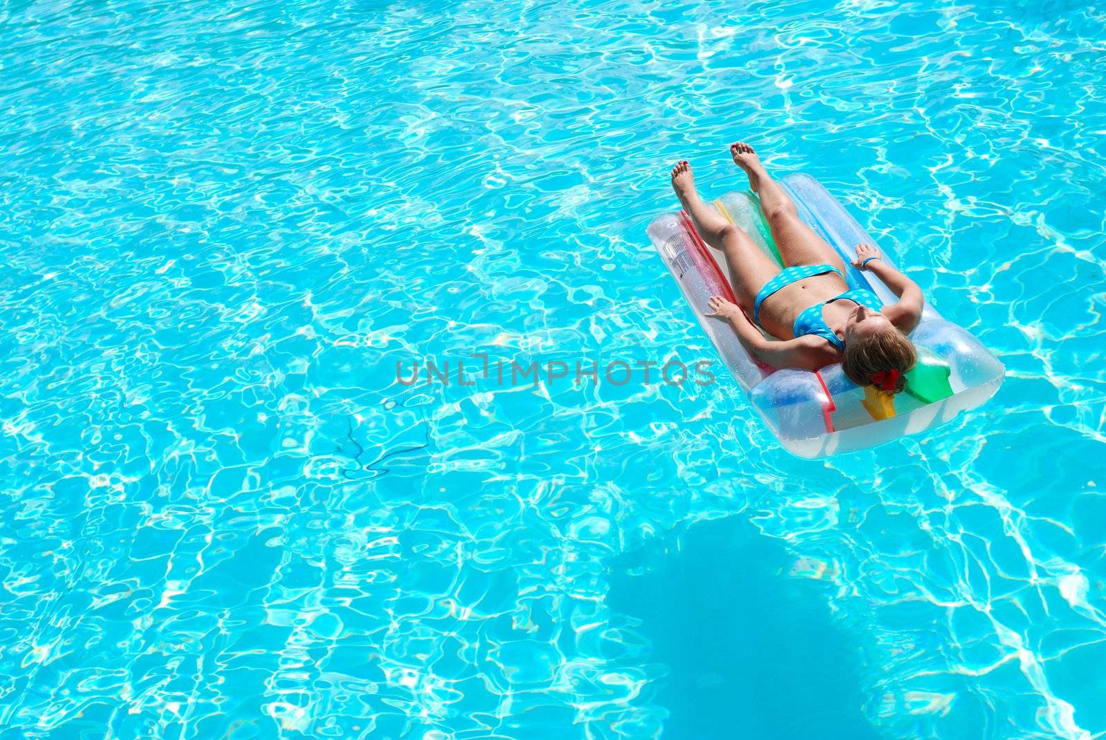 Girl in swimming pool by haveseen