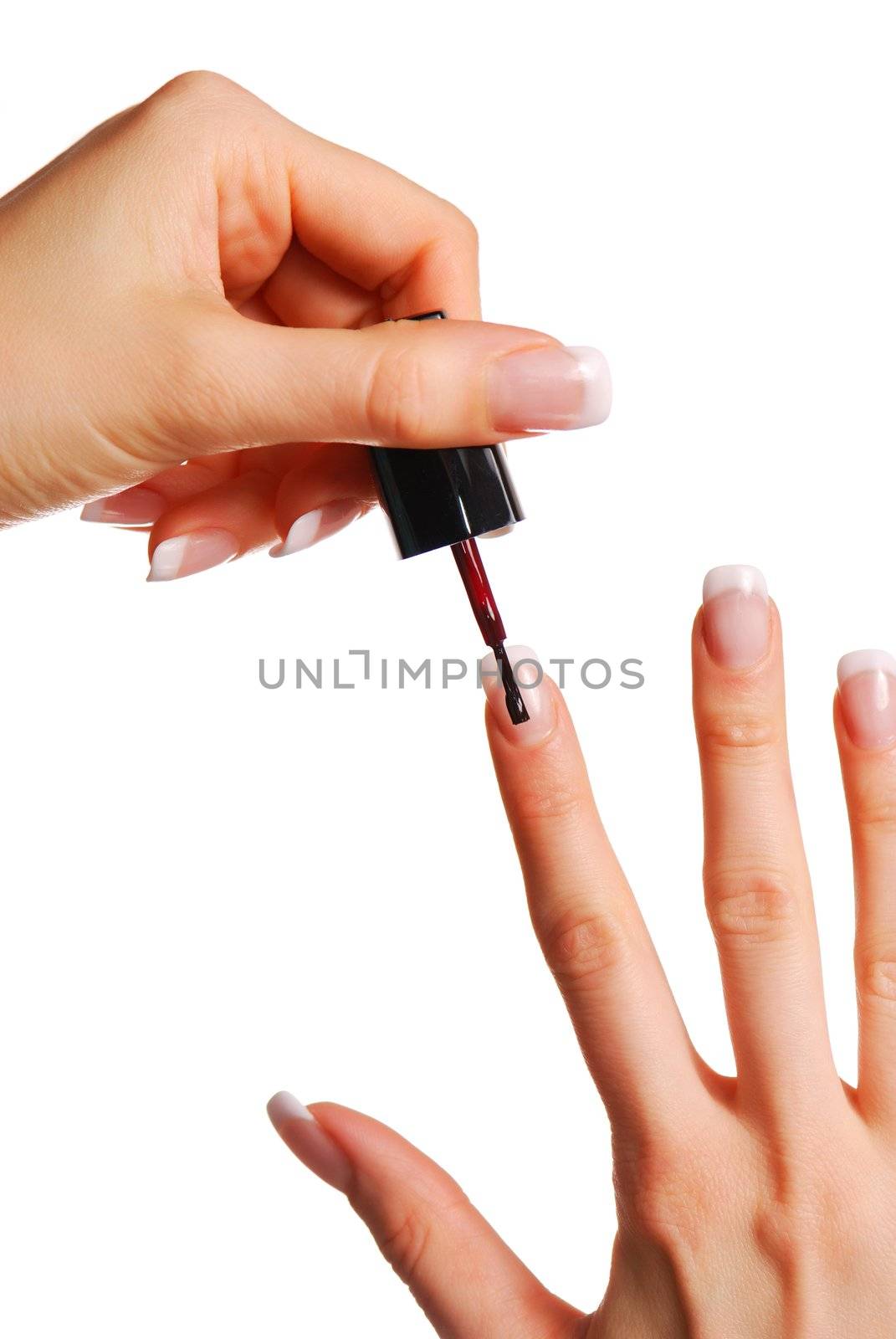 Applying nail polish by haveseen