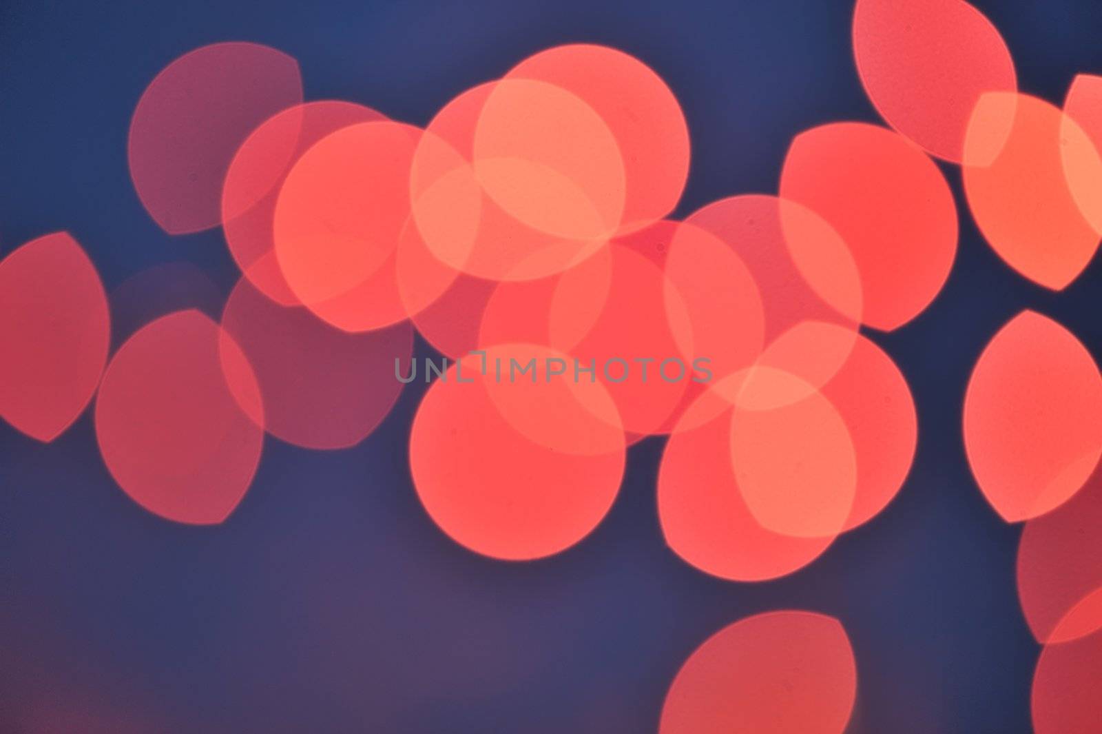 Defocused light dots bokeh background