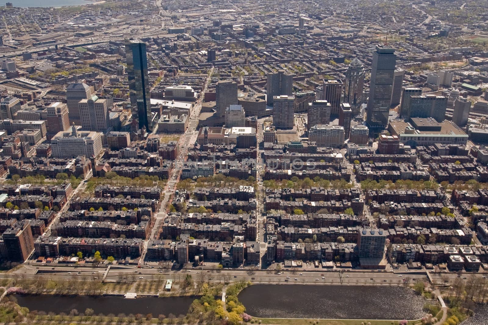 Boston Back Bay aerial by edan