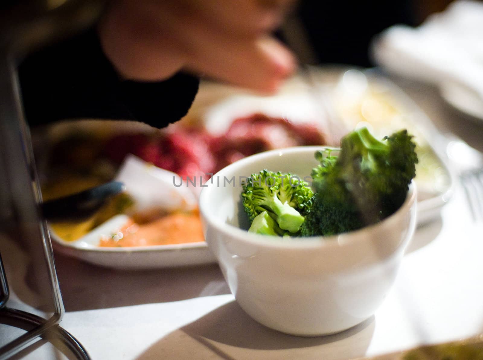Broccoli in a bowl by edan