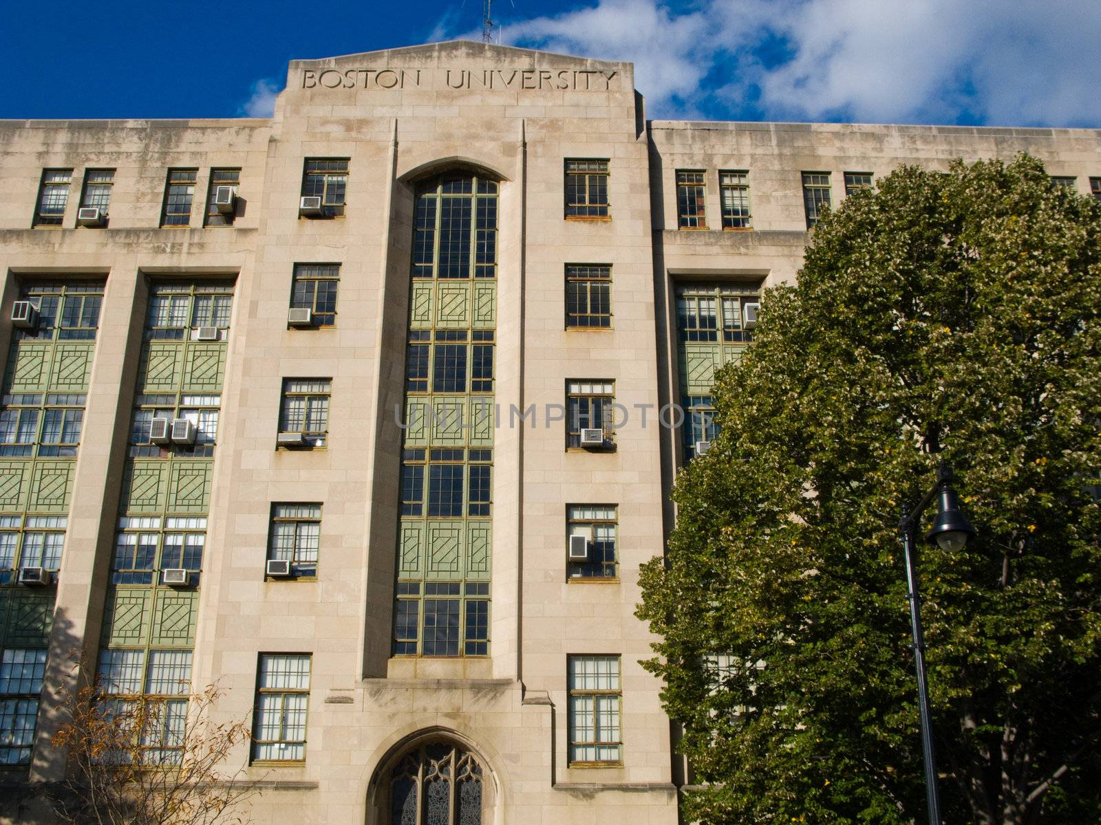 Building on Boston University's campus, Boston MA