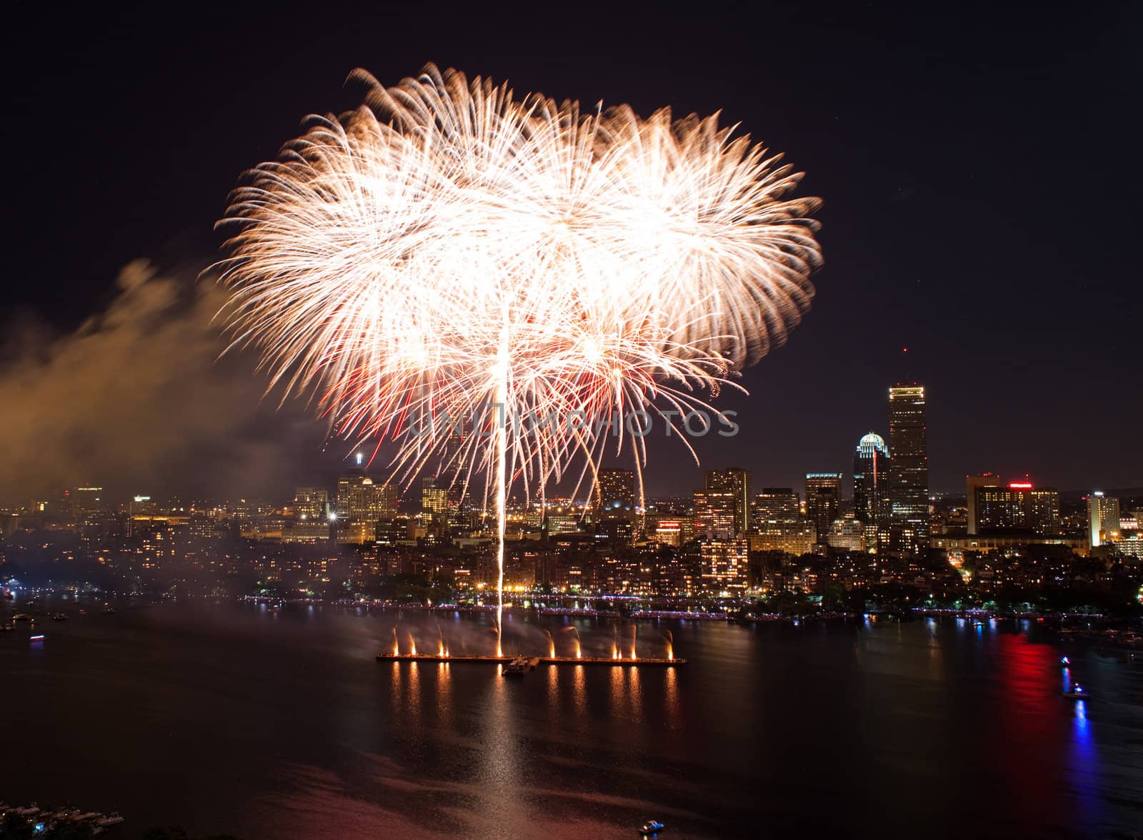 The 4th of July celebration in Boston, Massachusetts