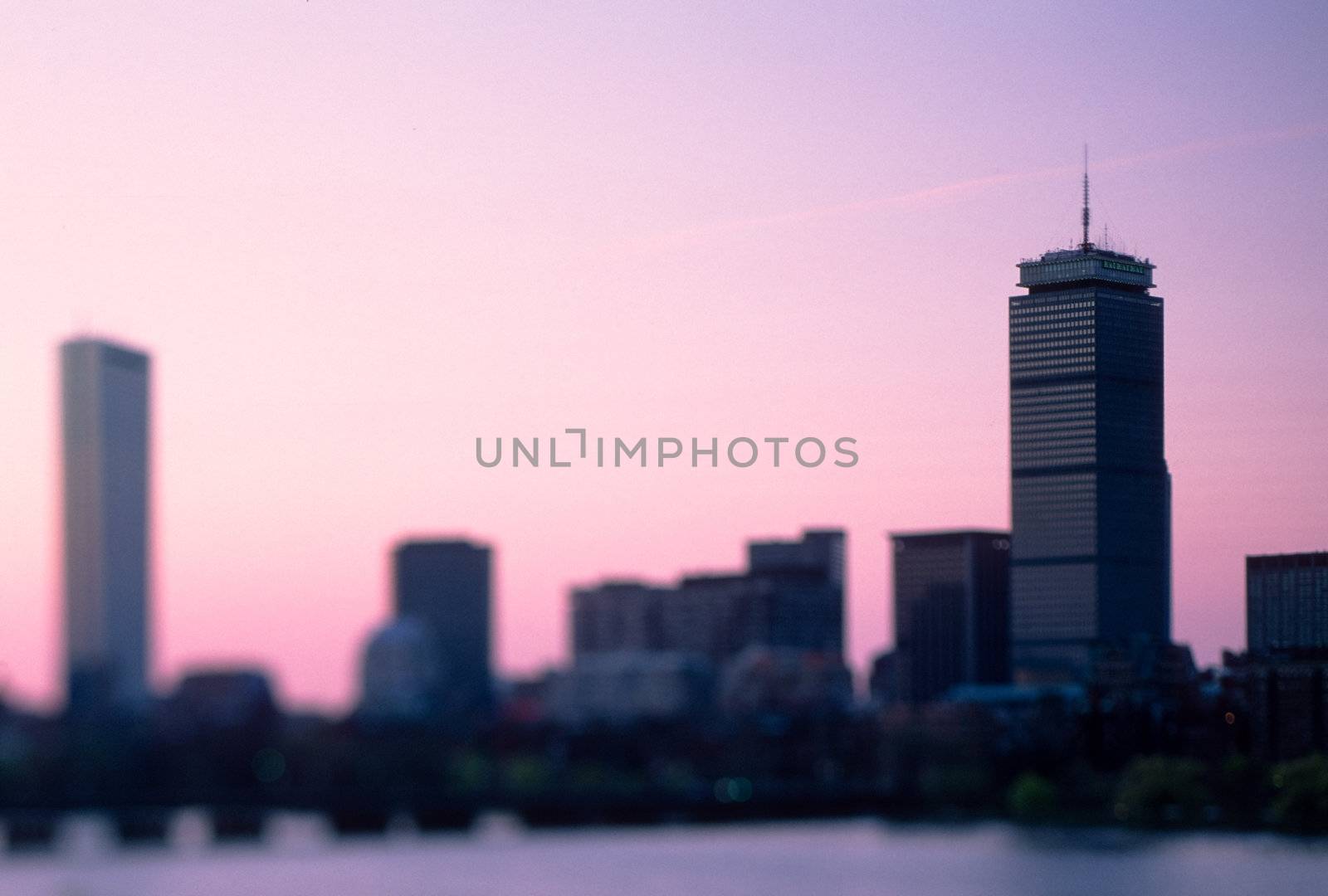 Boston Back Bay skyline by edan
