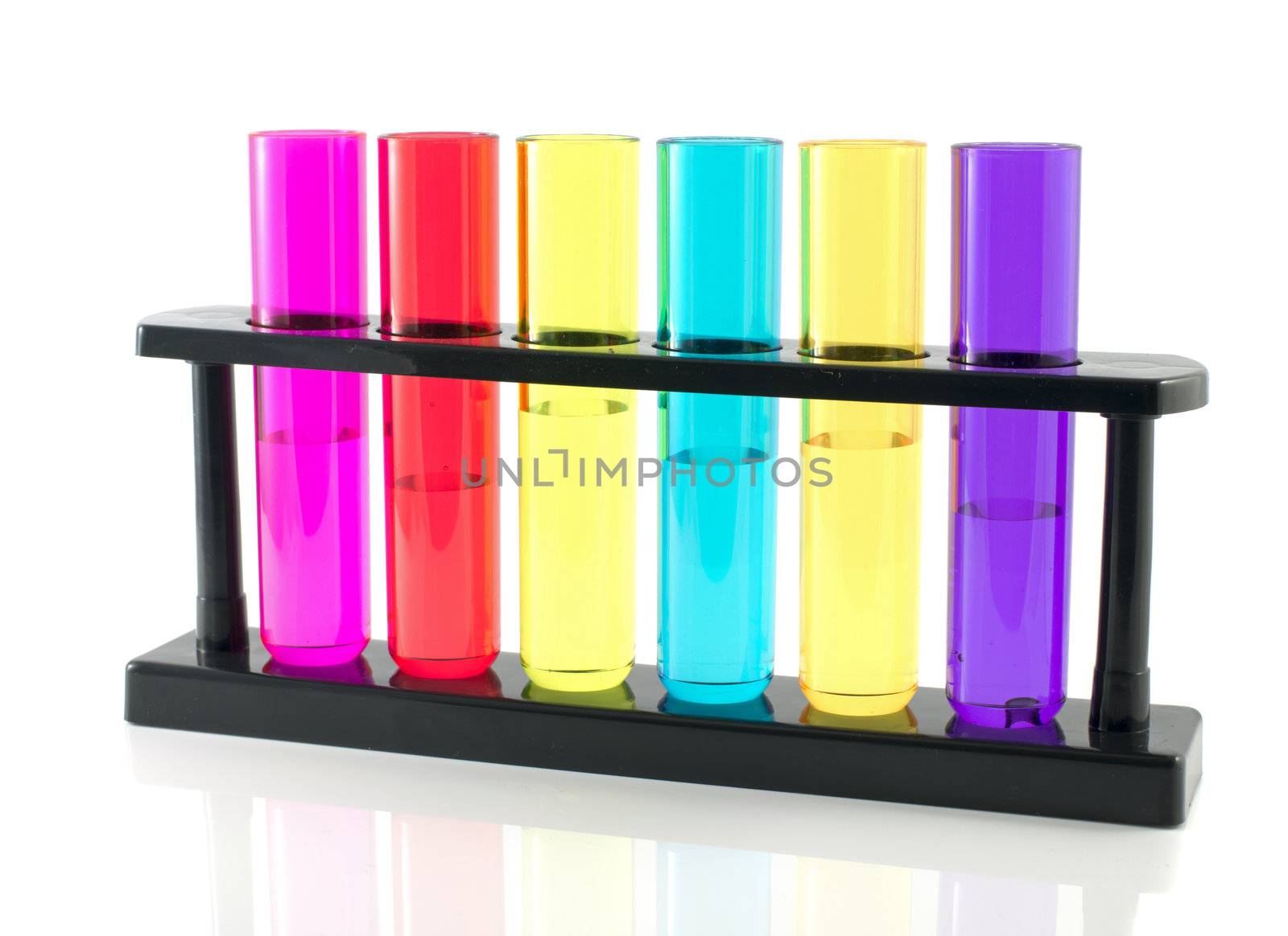 liquid in glass tubes by compuinfoto