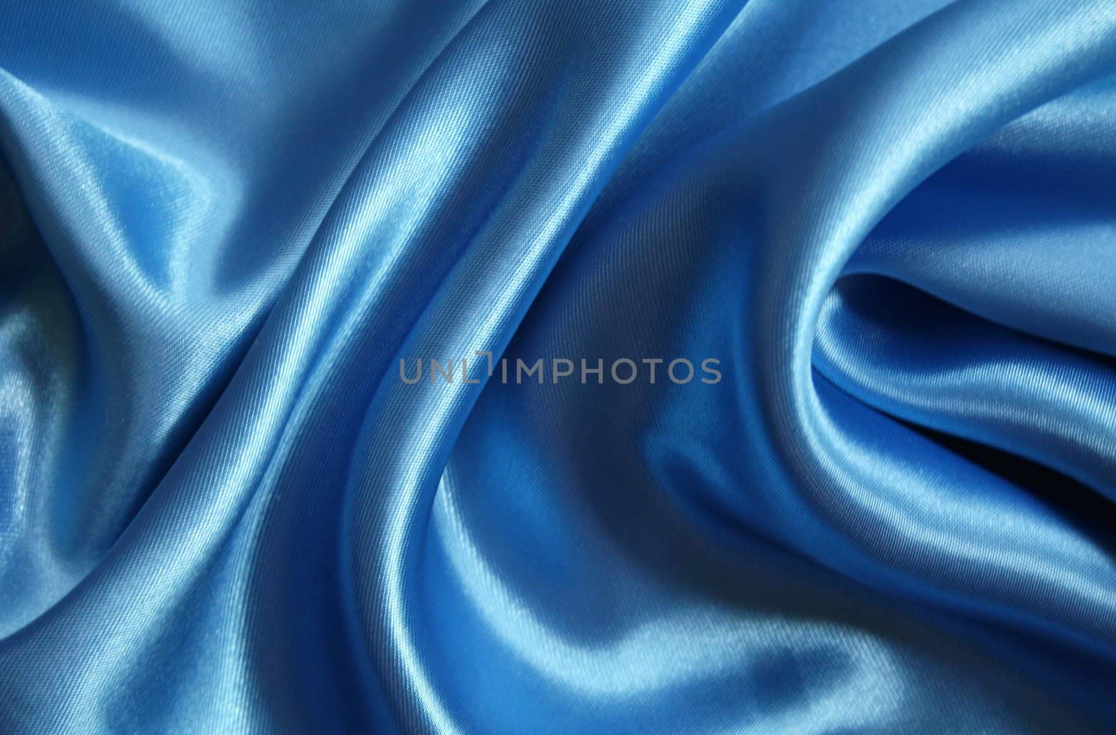 Smooth elegant blue silk can use as background