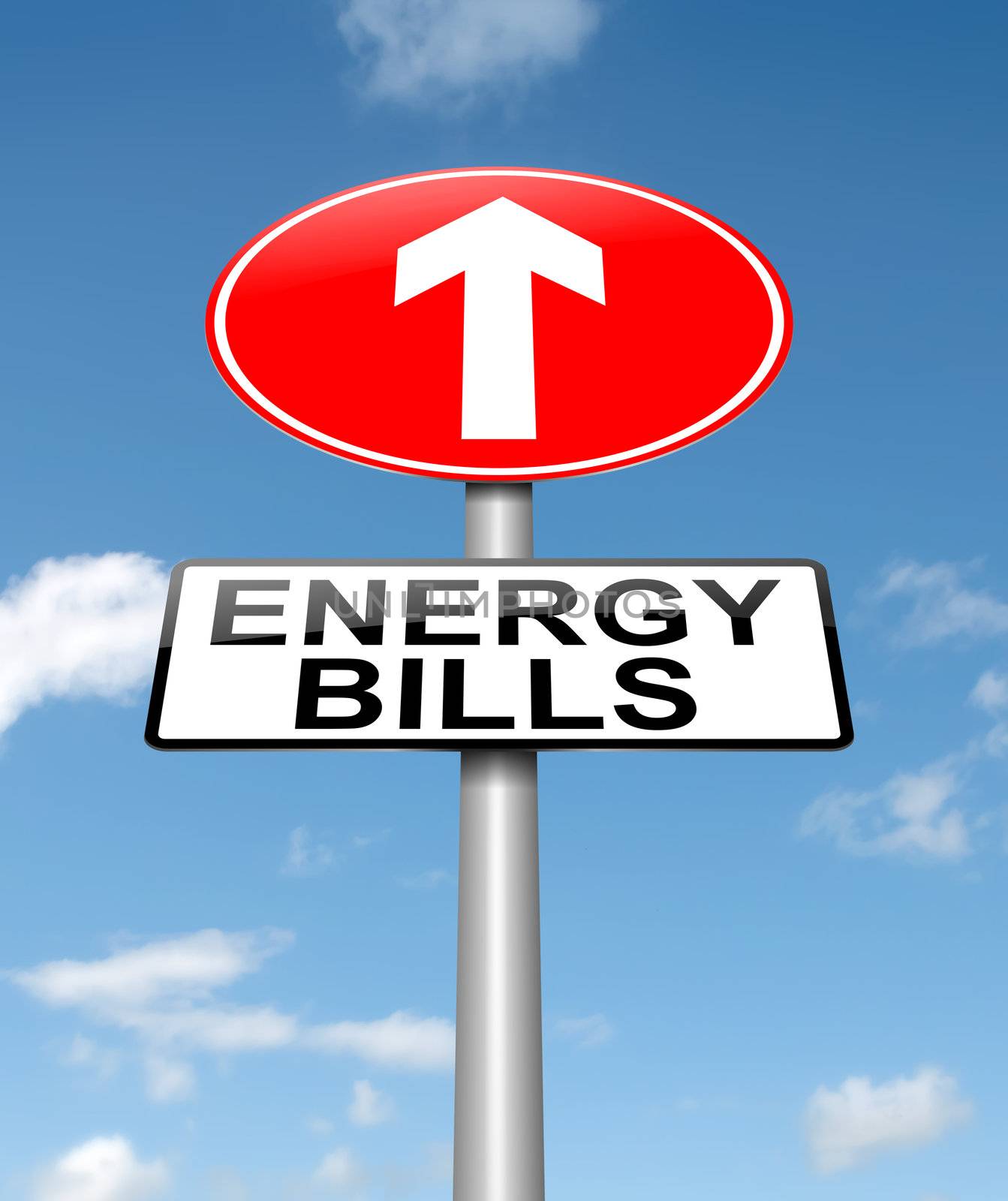 Energy bills concept. by 72soul