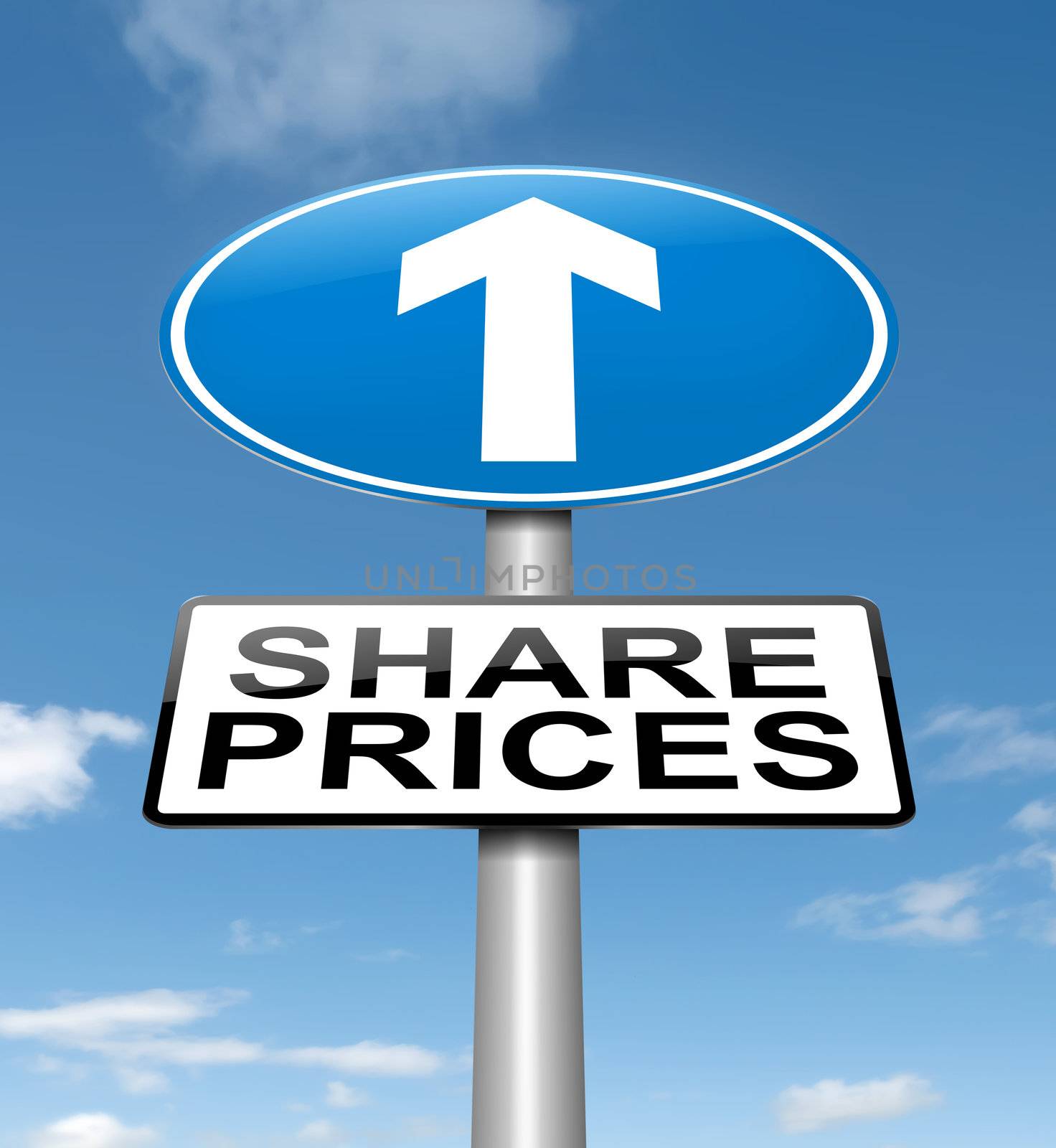 Share price increase. by 72soul