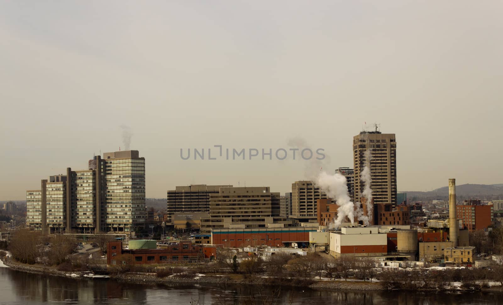 Skyline of Gatineau (Hull), Canada