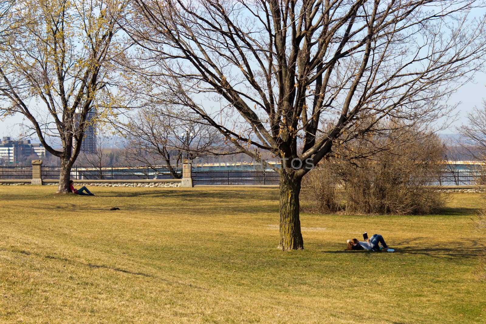 City park in Ottawa, Canada