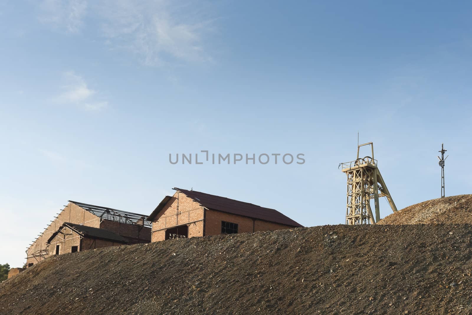 Abandoned mine of Lousal in Grandola, Portugal