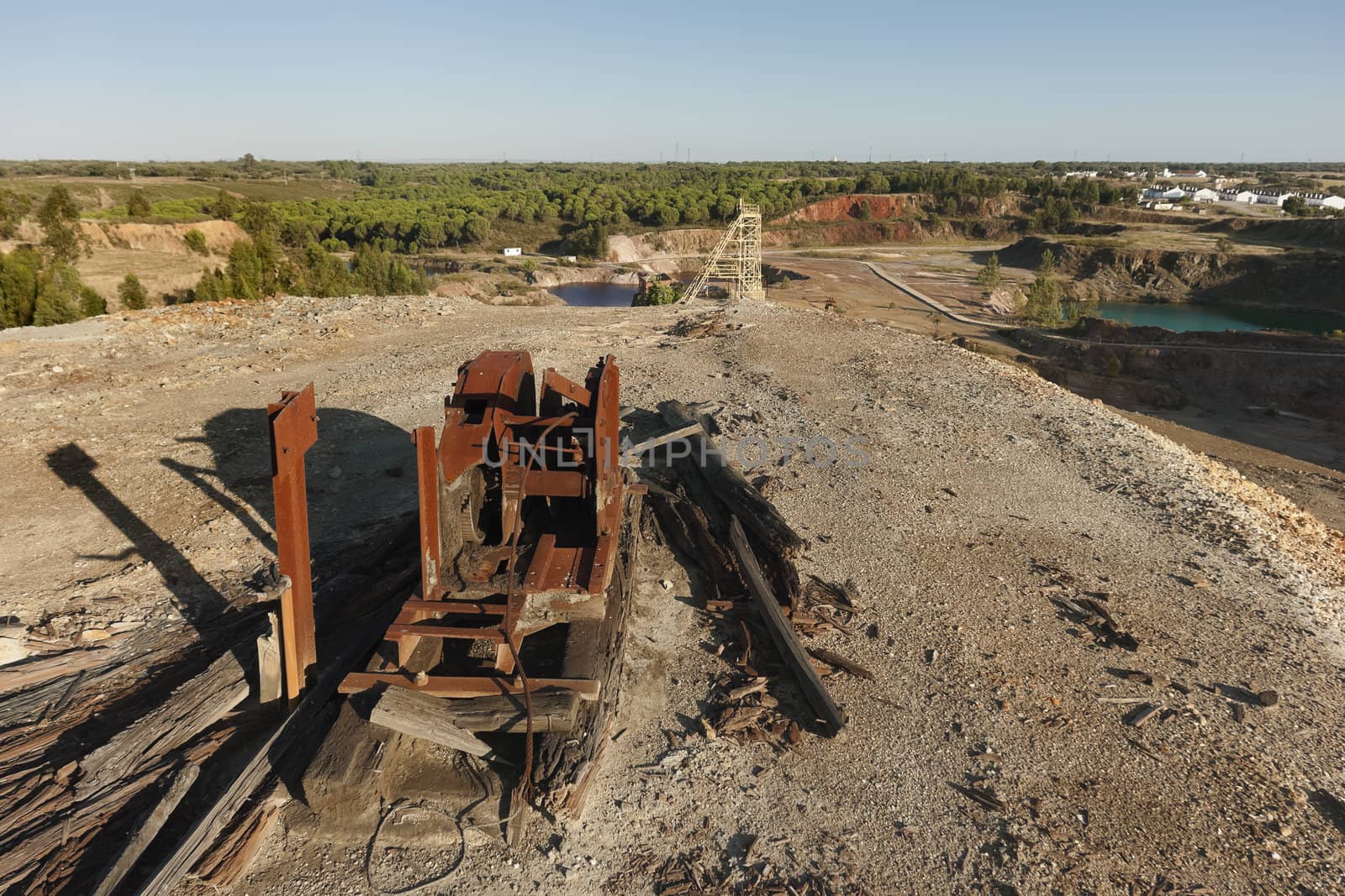 Abandoned mine of Lousal in Grandola, Portugal