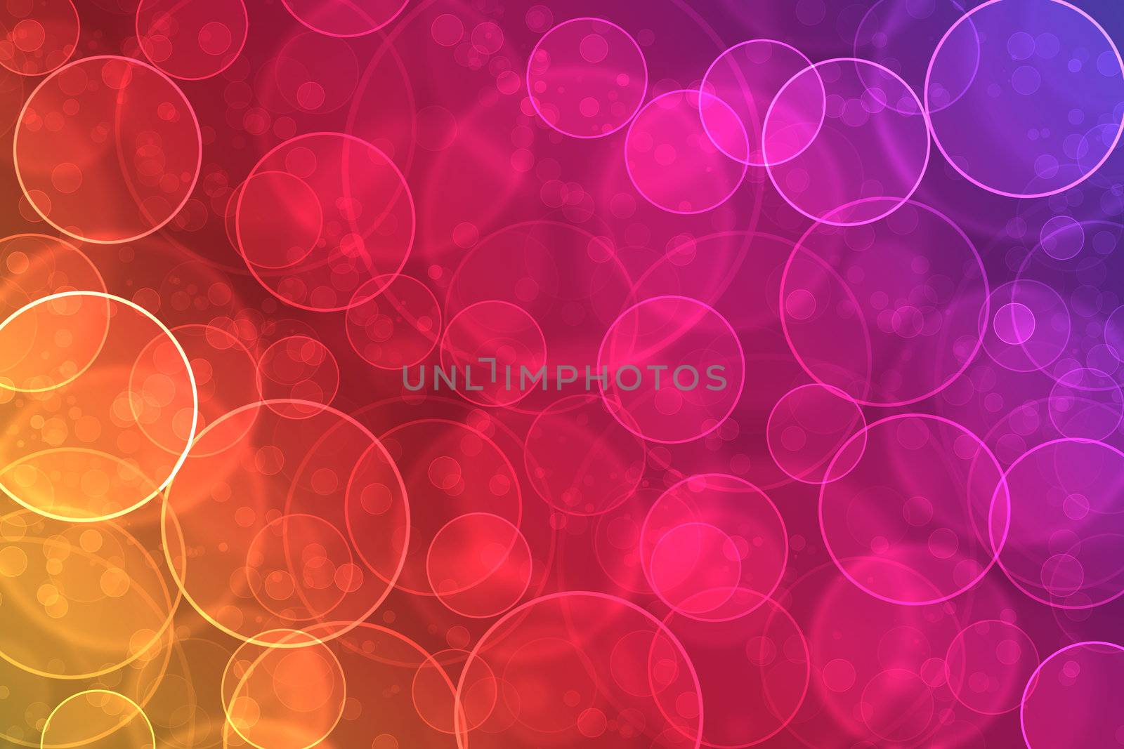 Abstract on a colorful background digital bokeh effect by jakgree