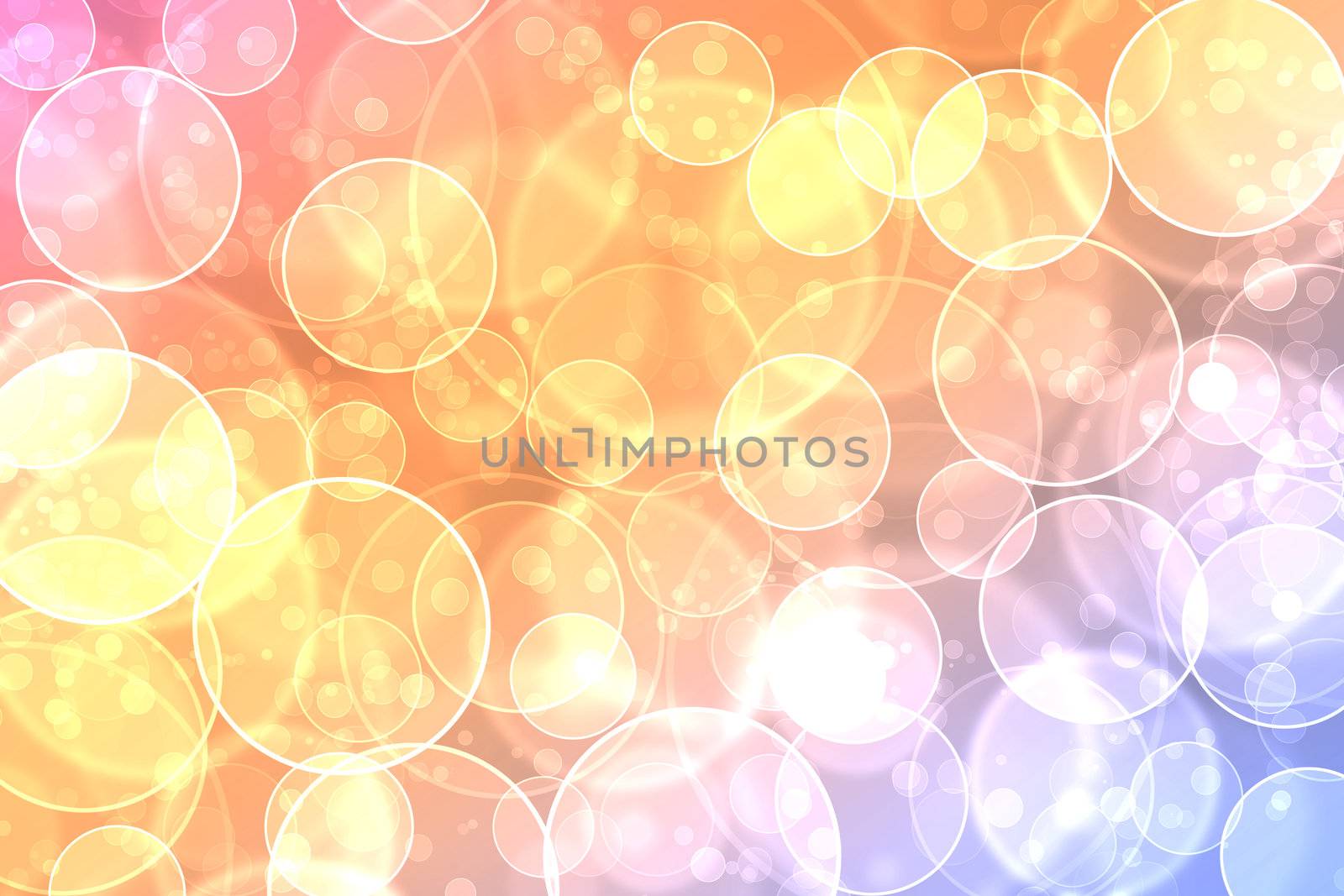Abstract on a colorful background digital bokeh effect by jakgree