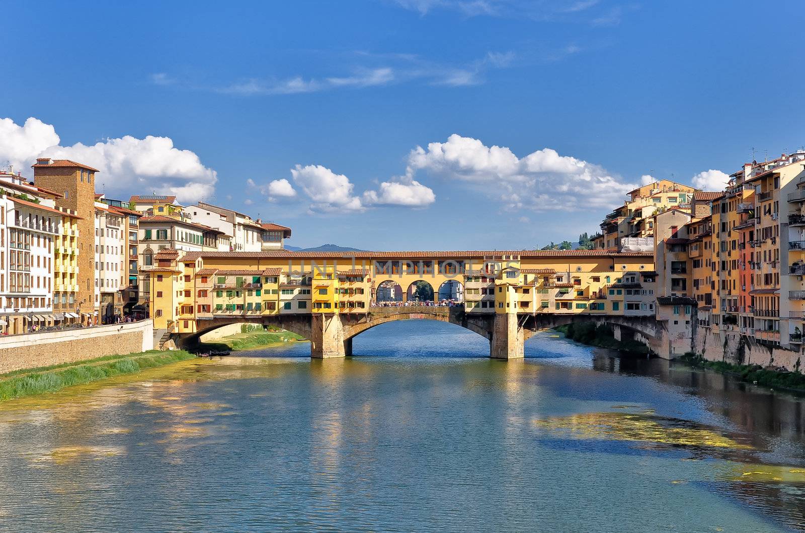 Florence Ponte vecchio river view, Florence, Italy
