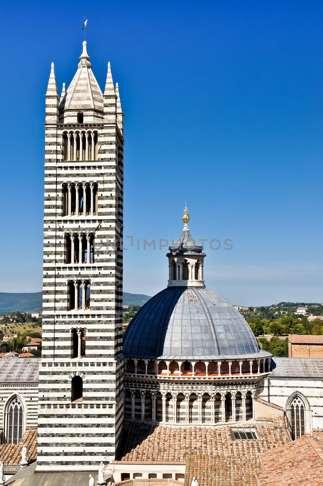 Siena Duomo cathedral roof view by martinm303