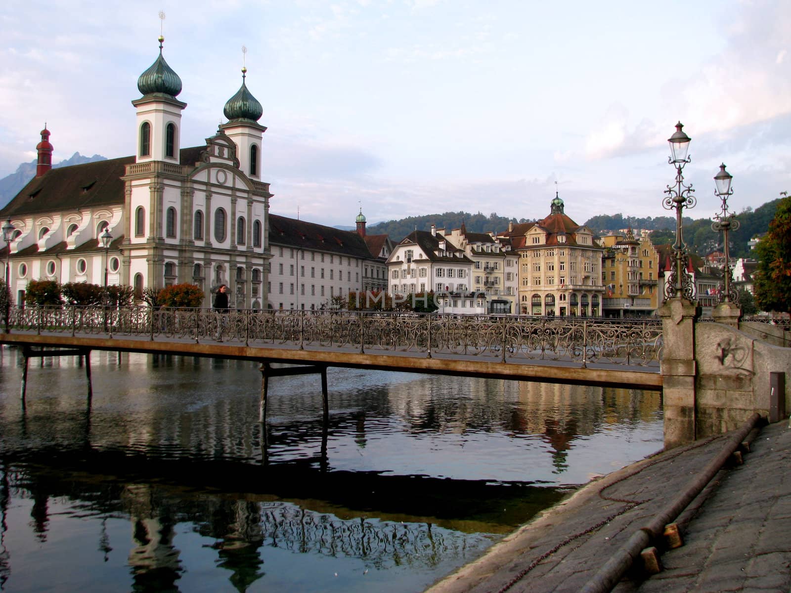 The cathedral of Lucerne in Lucerne, Switzerland