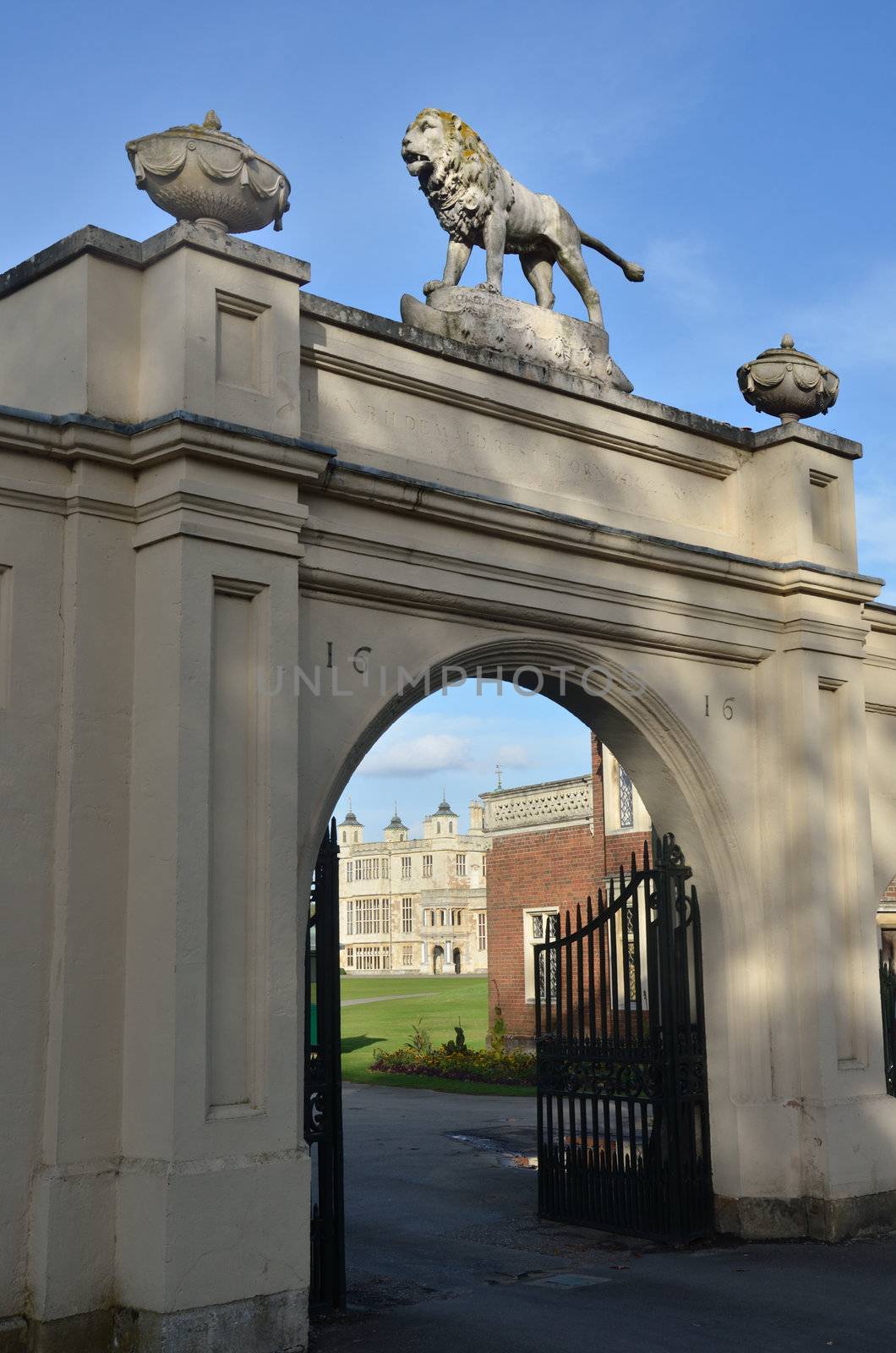 Entrance to stately home