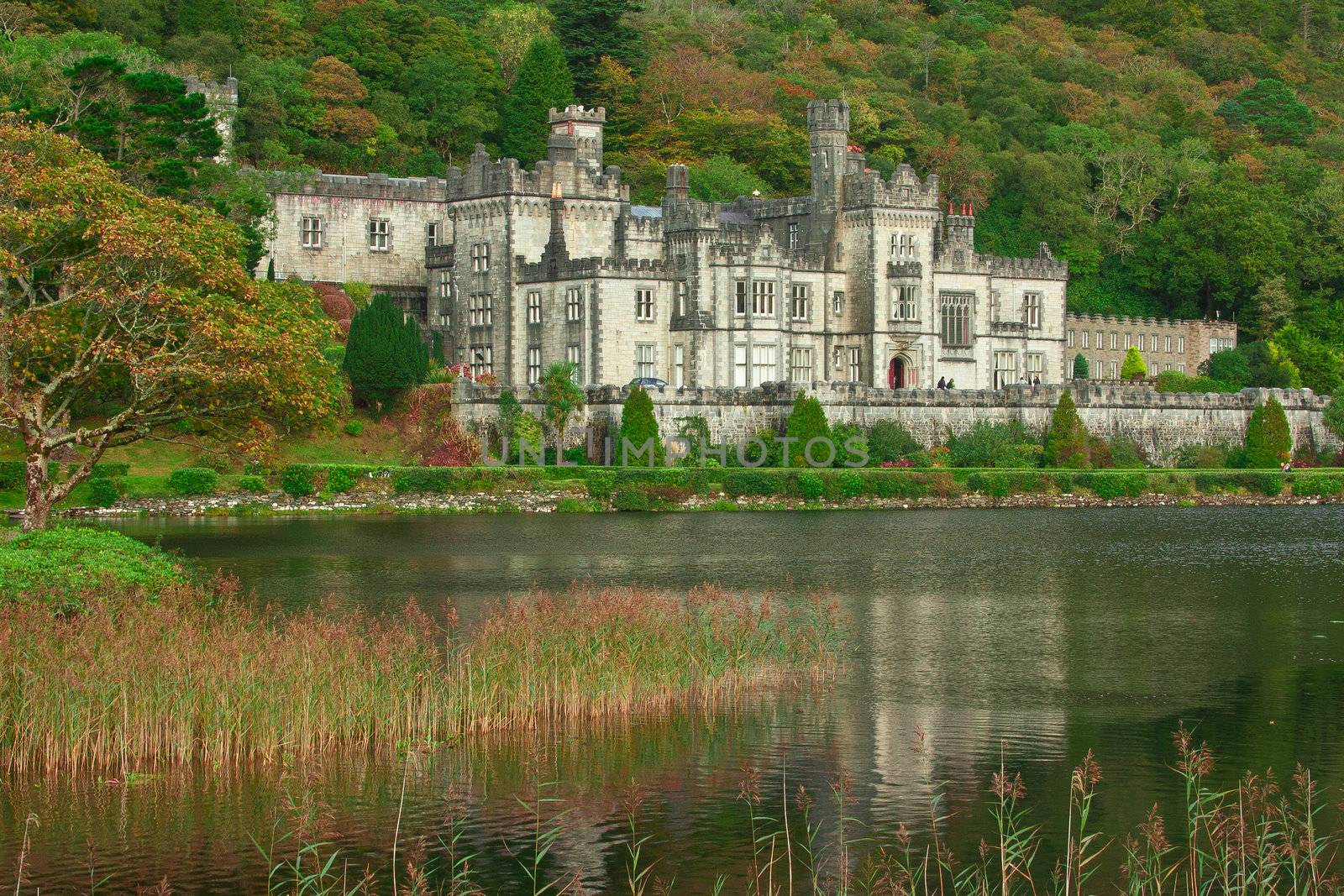 Kylemore Abbey is a Benedictine monastery founded in 1920 in Connemara, County Galway, Ireland.