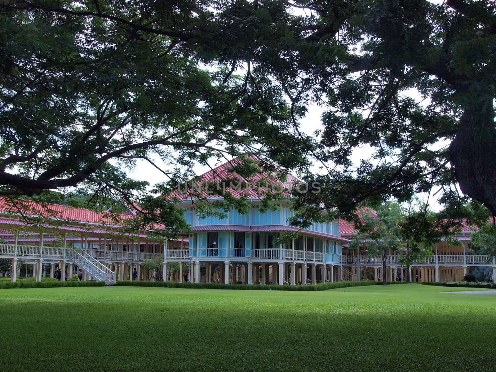 Mrigadayavan Palace (Marukhathaiyawan) in Cha-Am, Thailand by jakgree