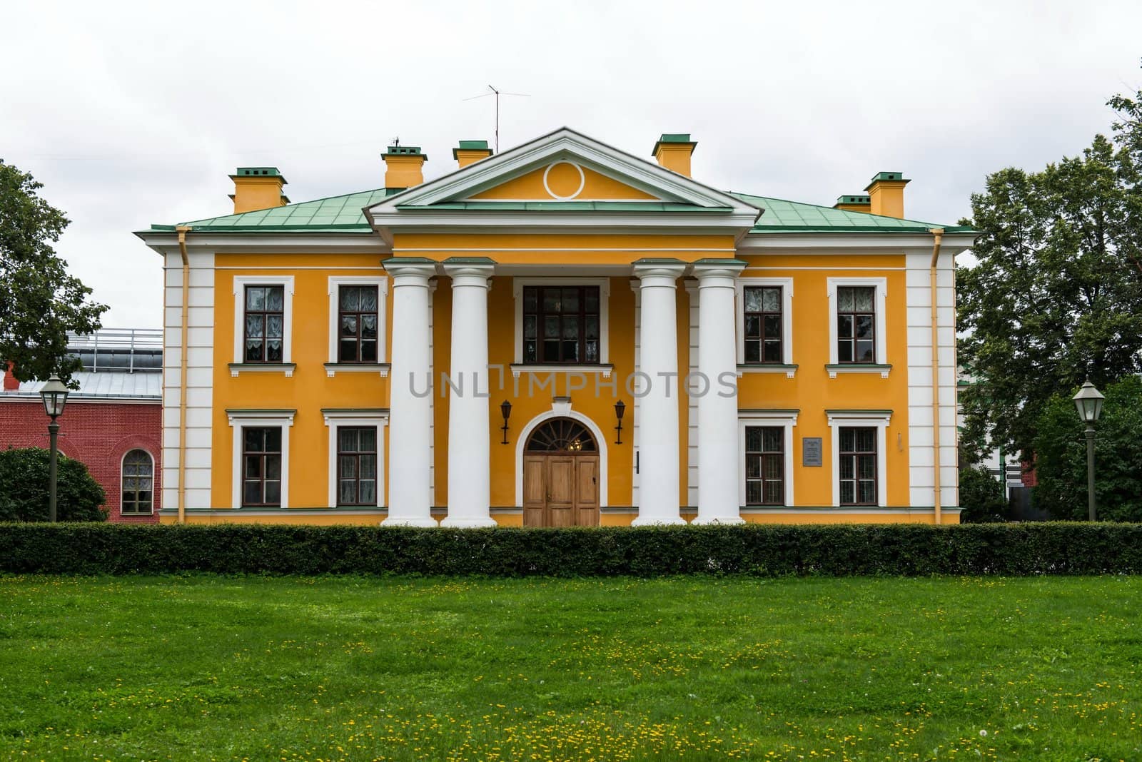 Old vitage Russian palace front view by sasilsolutions