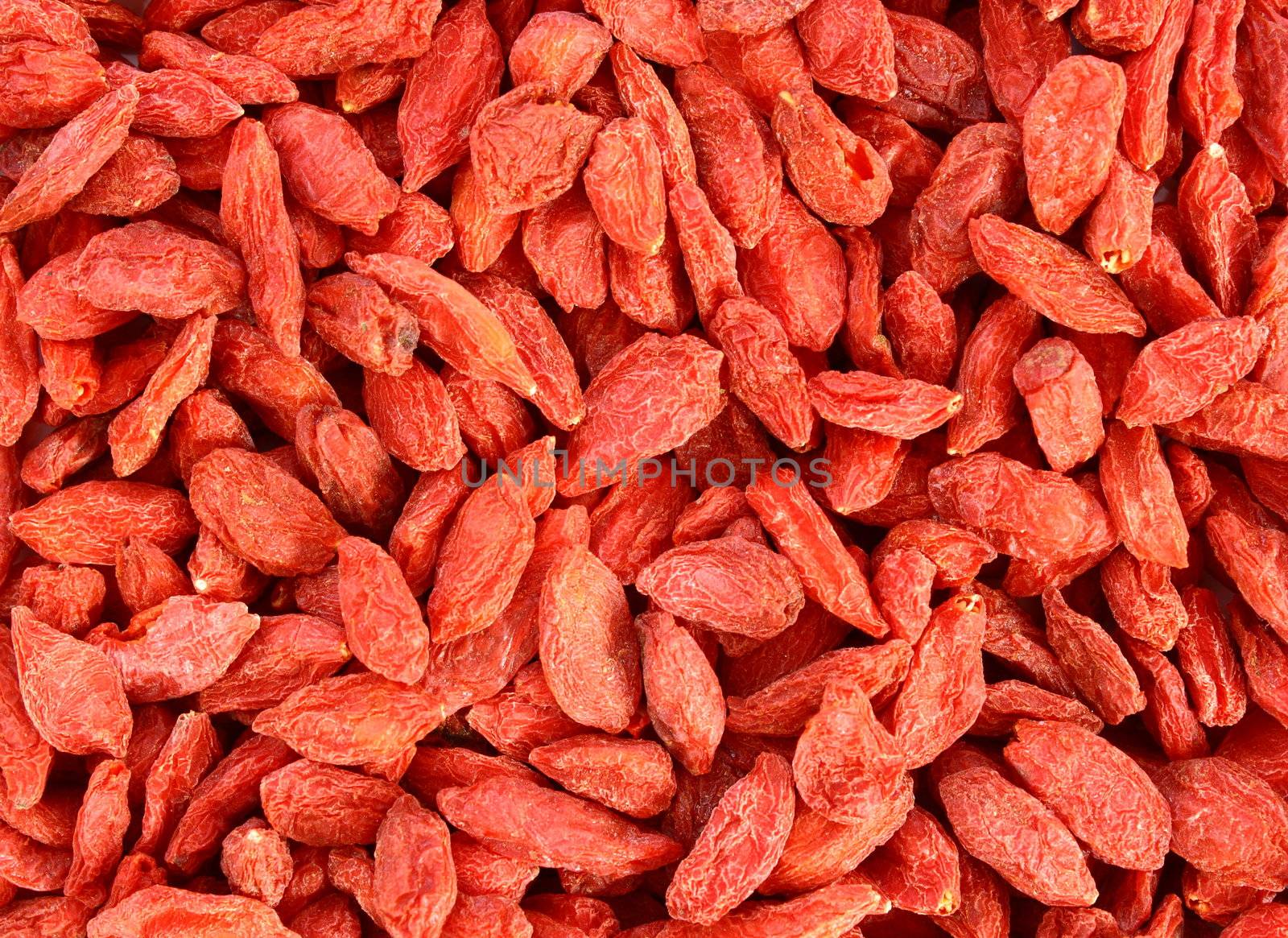 texture of a bunch of red goji berries
