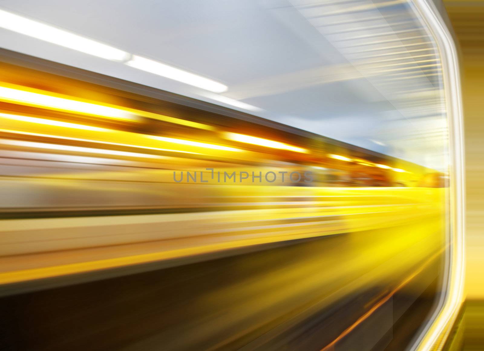 background of the high-speed train with motion blur outdoor