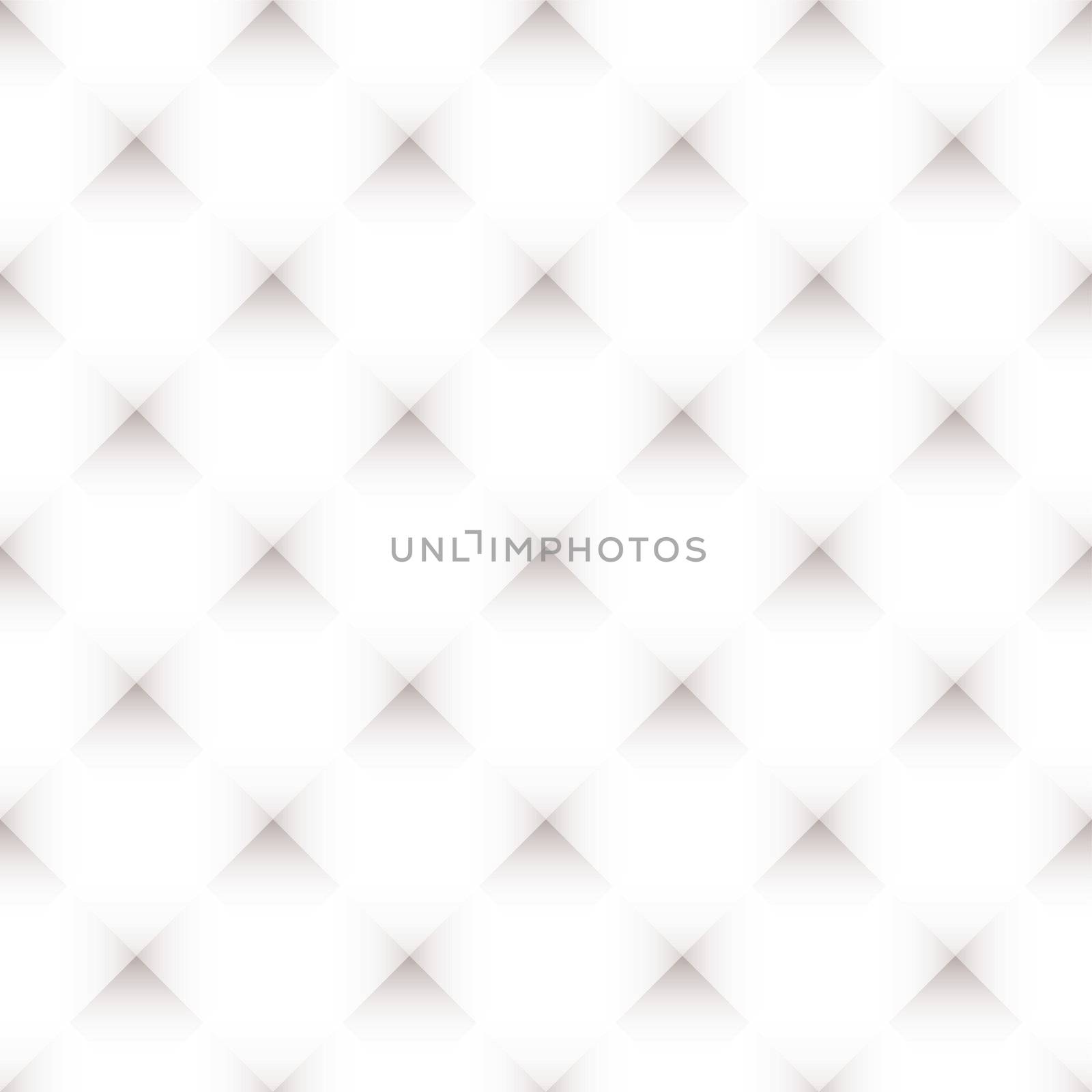 Clean white background with white Pyramids