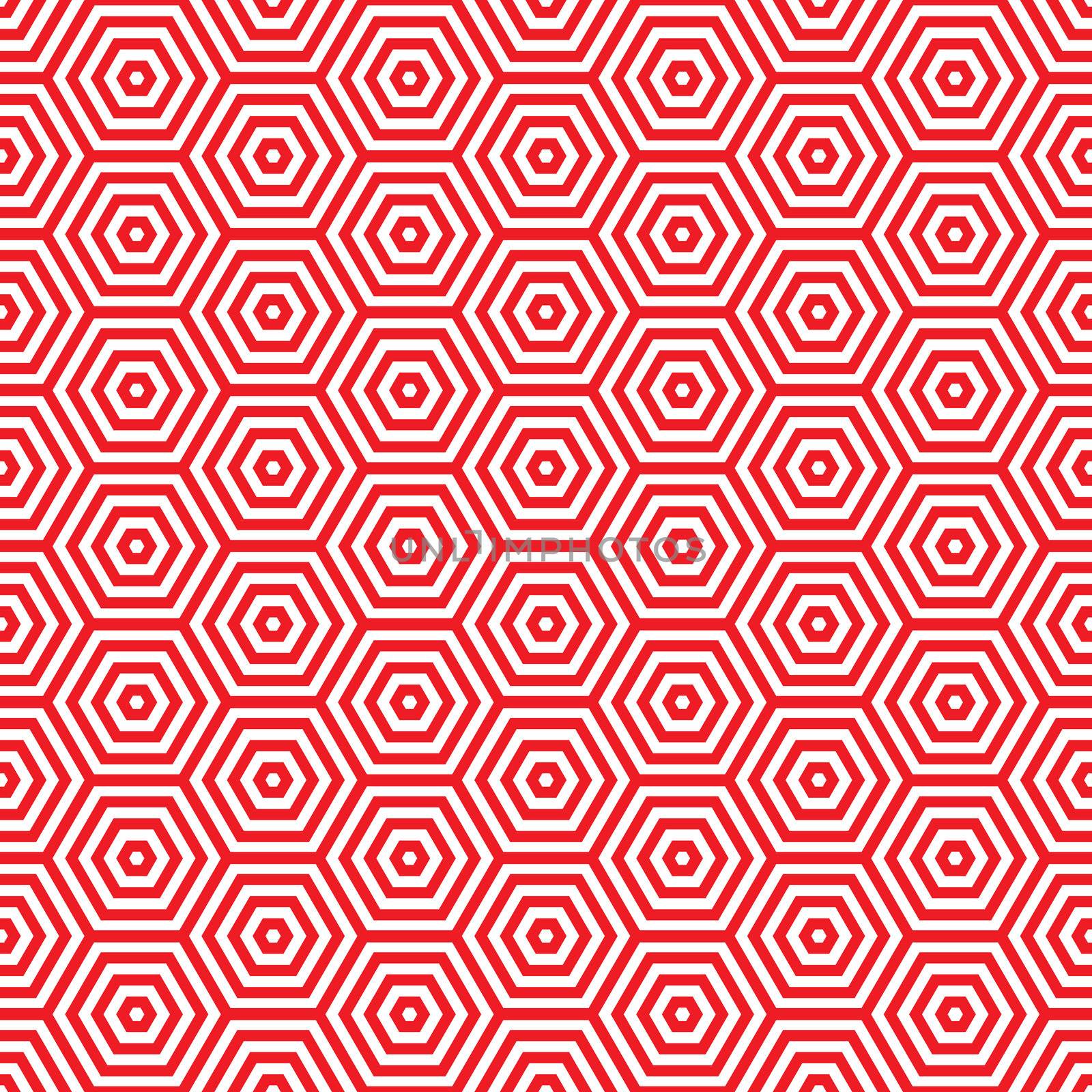 Retro red seventies pattern by nicemonkey