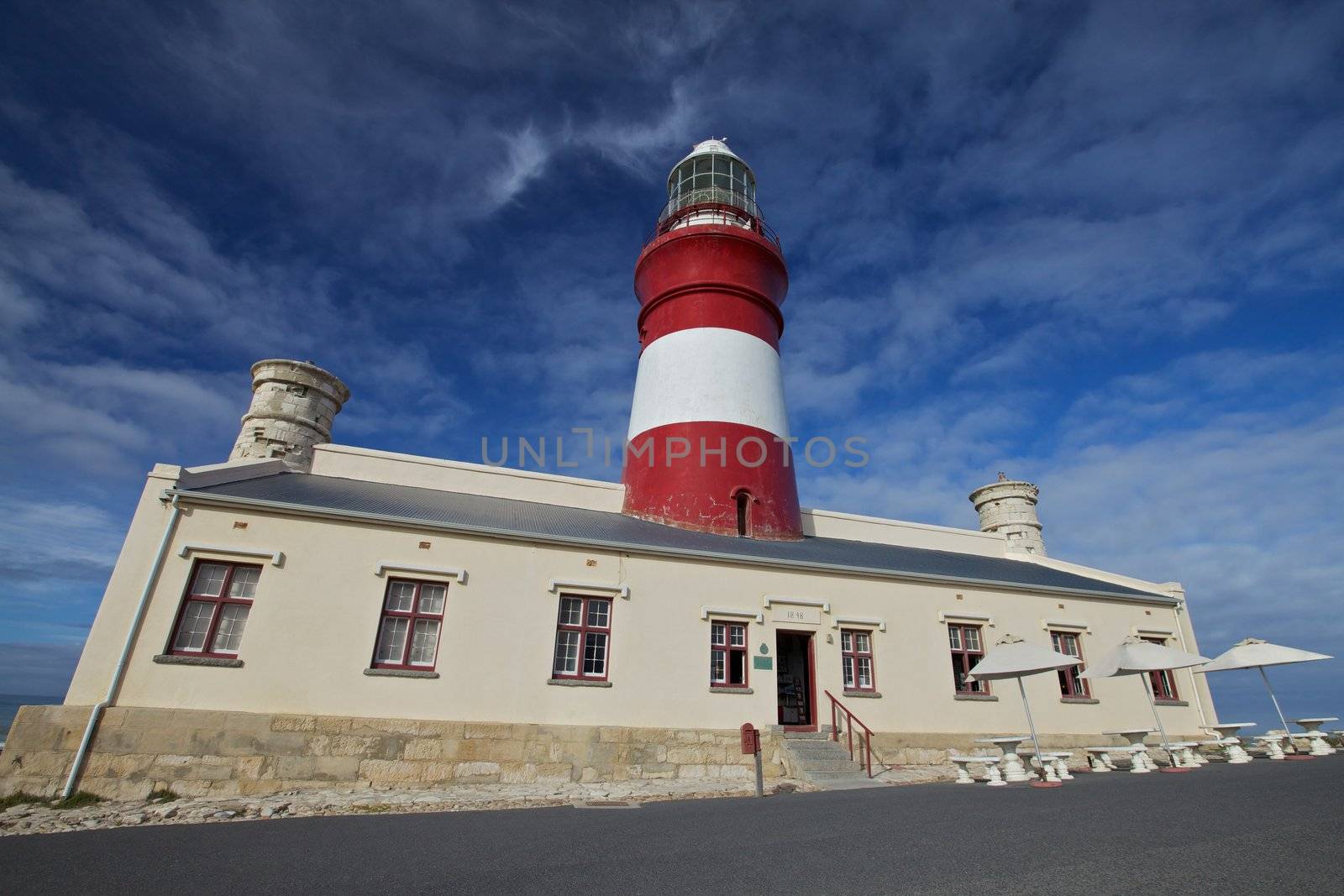 Cape Agulhas Lighthouse is situated at the Southern most tip of Africa 