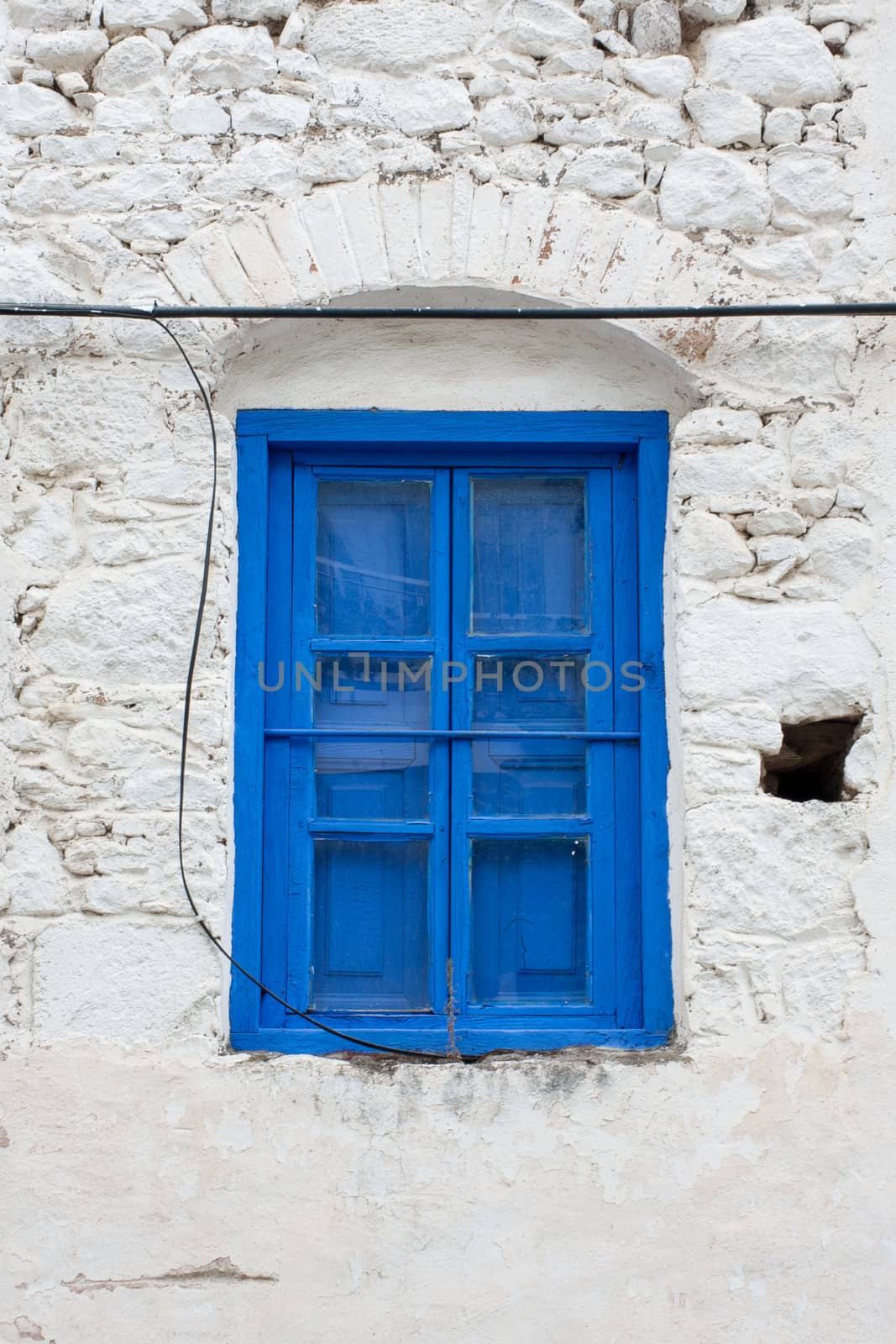 Aged Blue Window by Brigida_Soriano