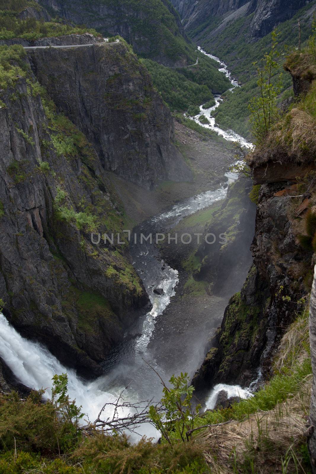 Rivers and waterfalls in Norway