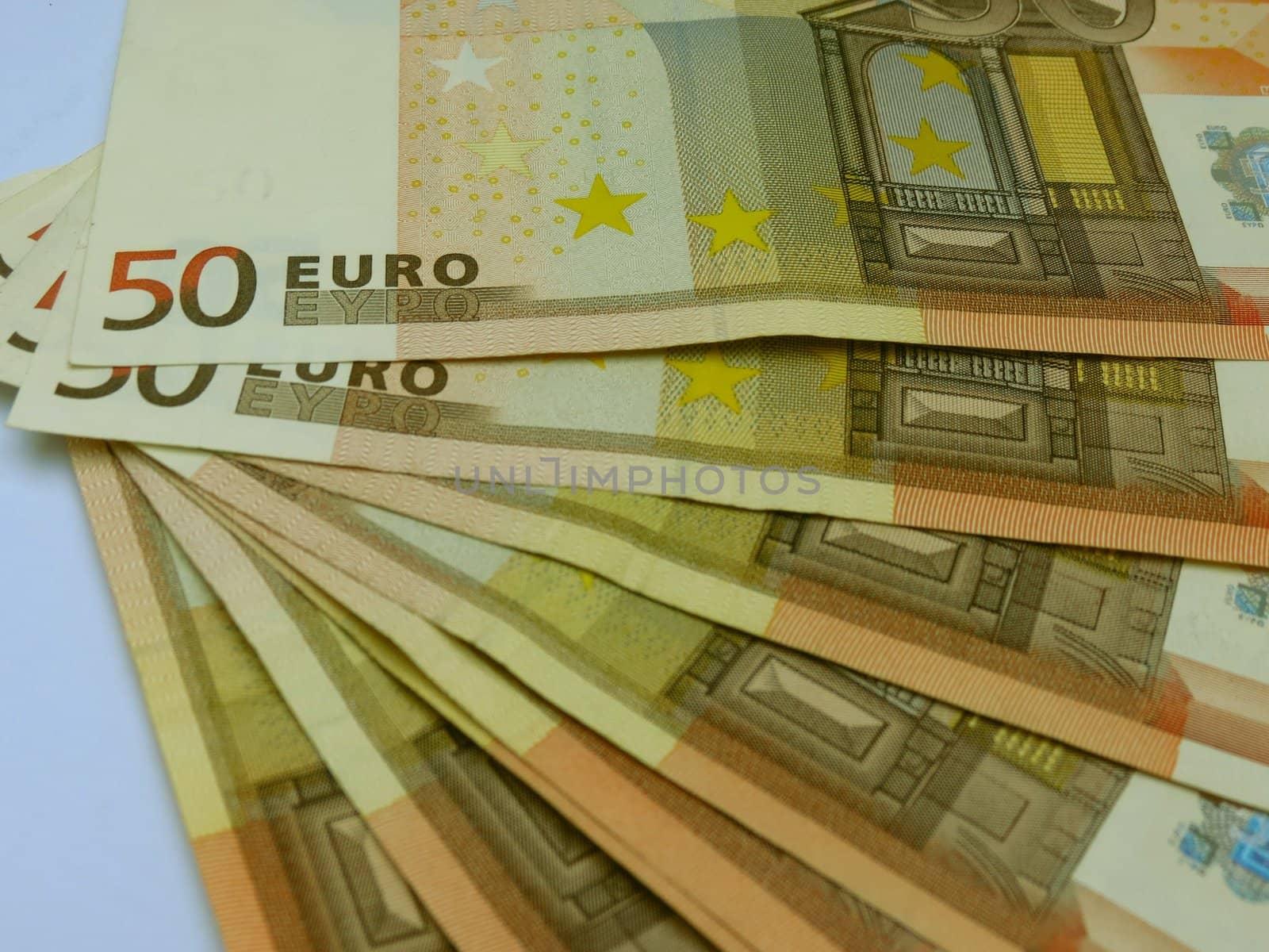 Euro (EUR) banknotes - legal tender of the European Union