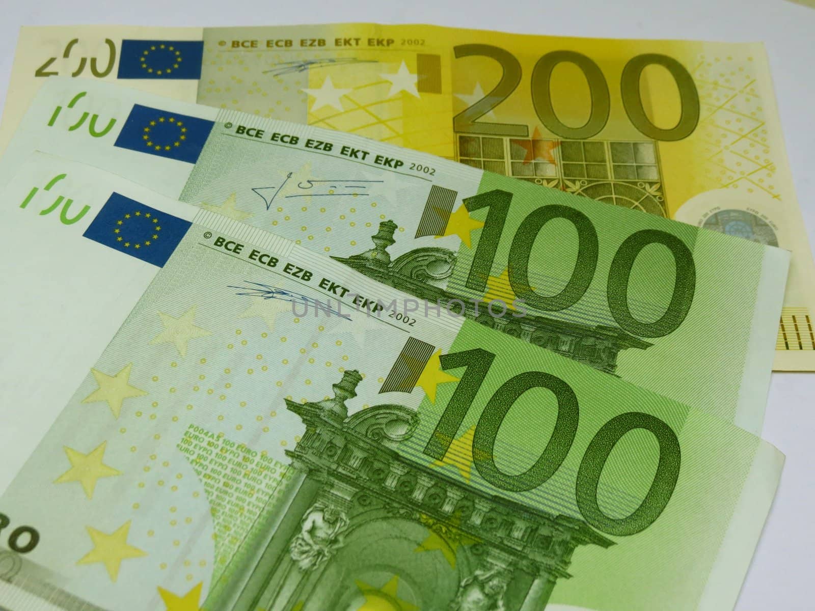 Euro (EUR) banknotes - legal tender of the European Union