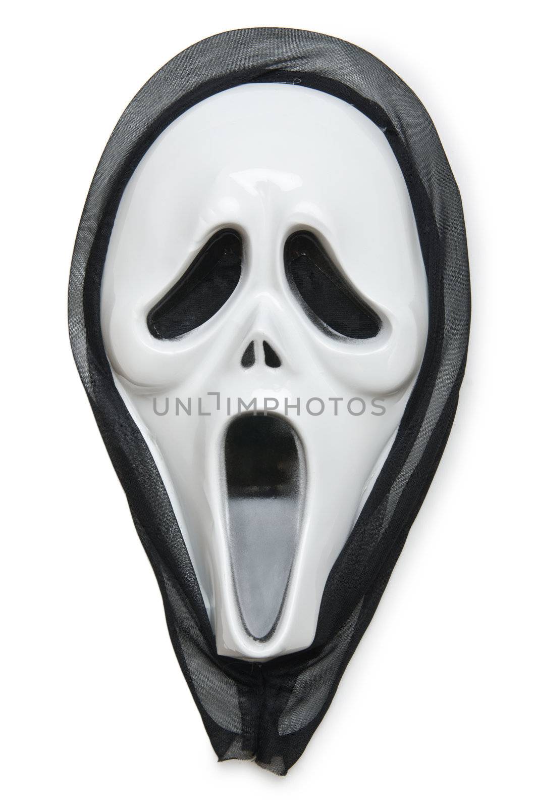 Horror mask isolated on the white by Elnur