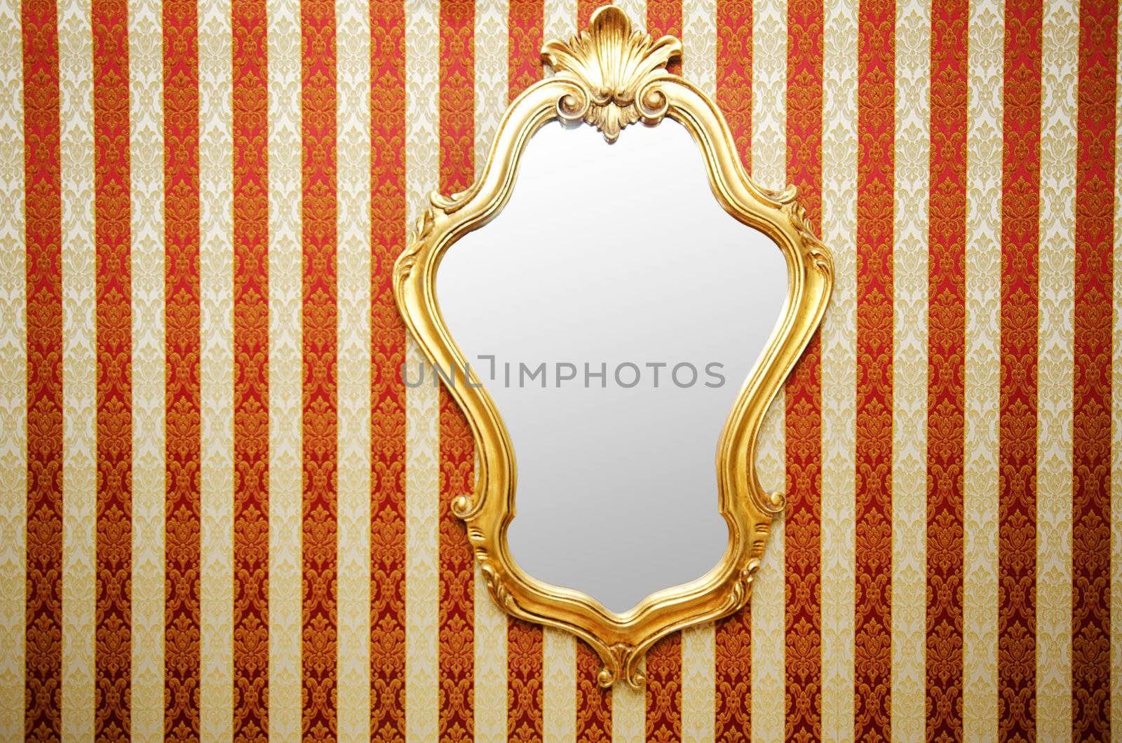 Ornate mirror on the wall by Elnur