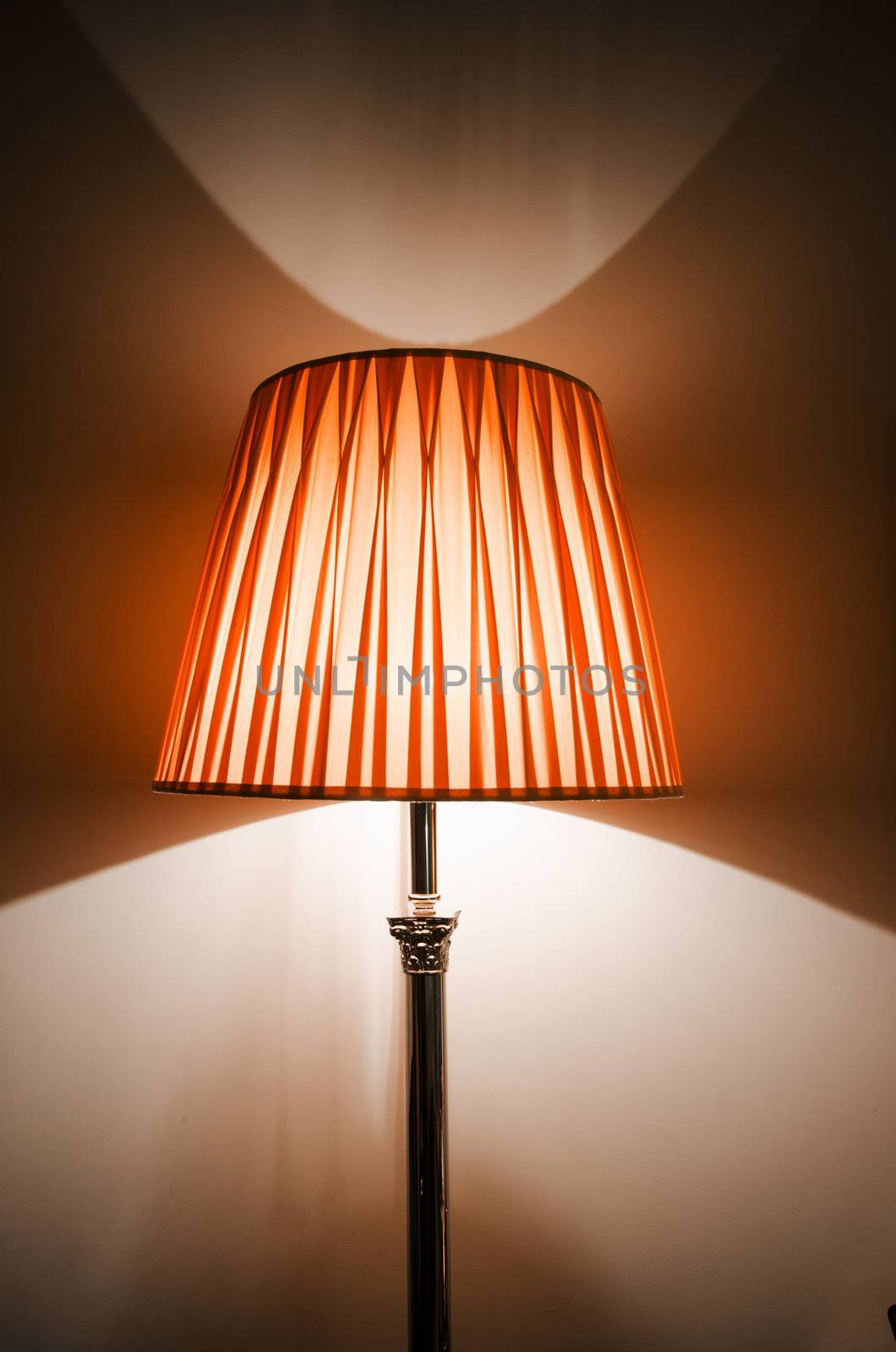 Lamp in the dark interior by Elnur