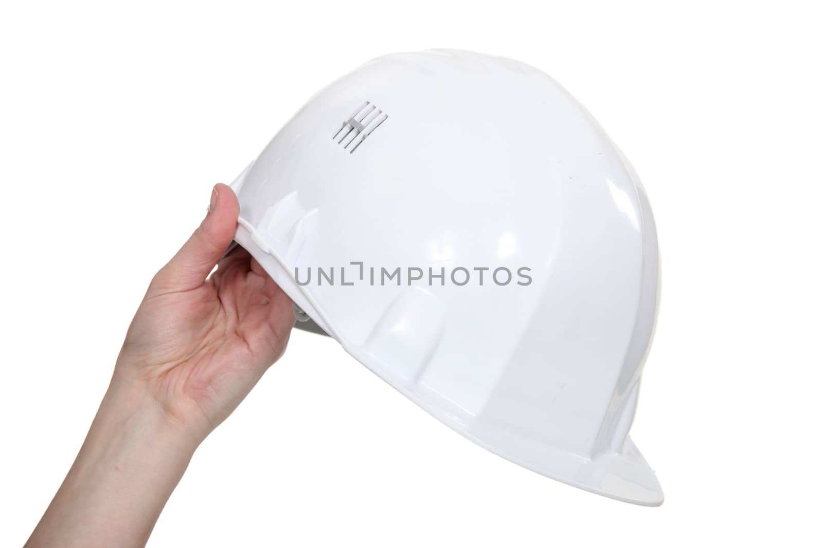 hand holding hard hat by phovoir
