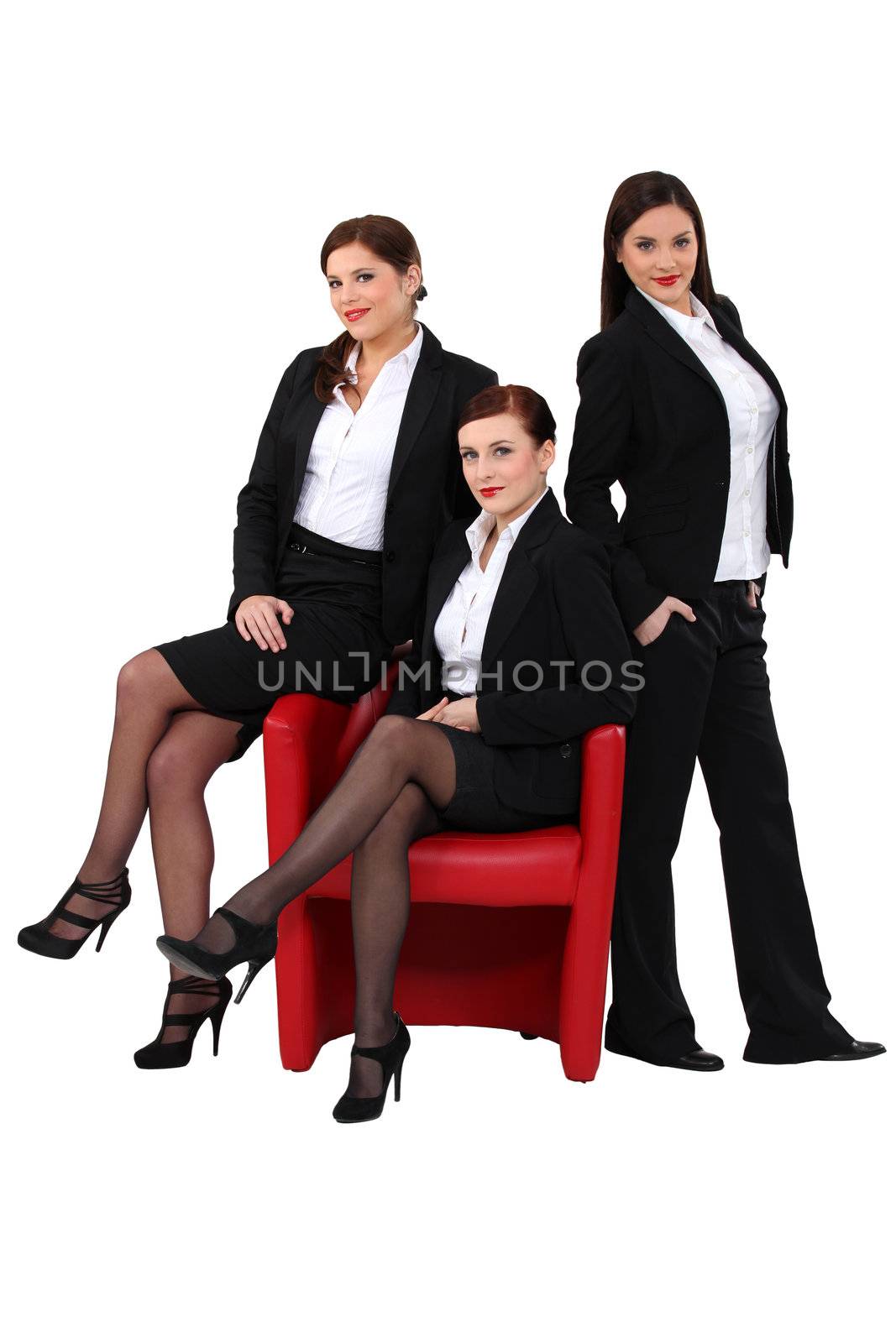 Three elegant women