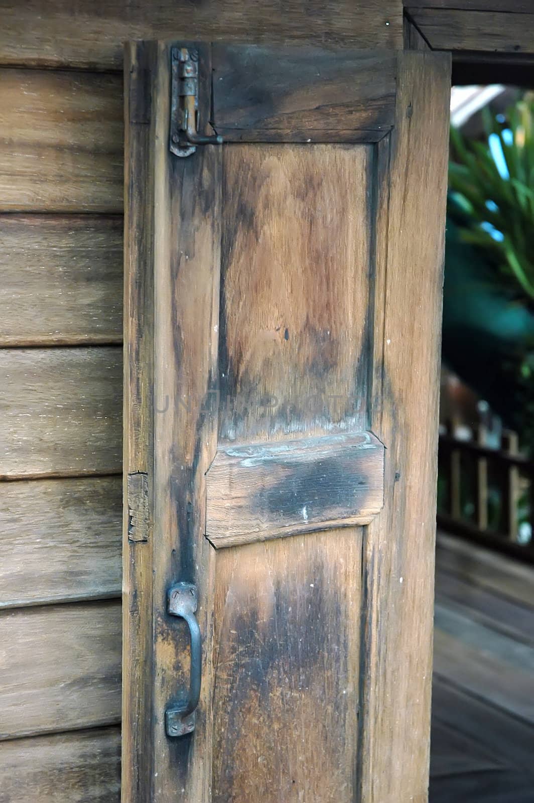 Old wood windows