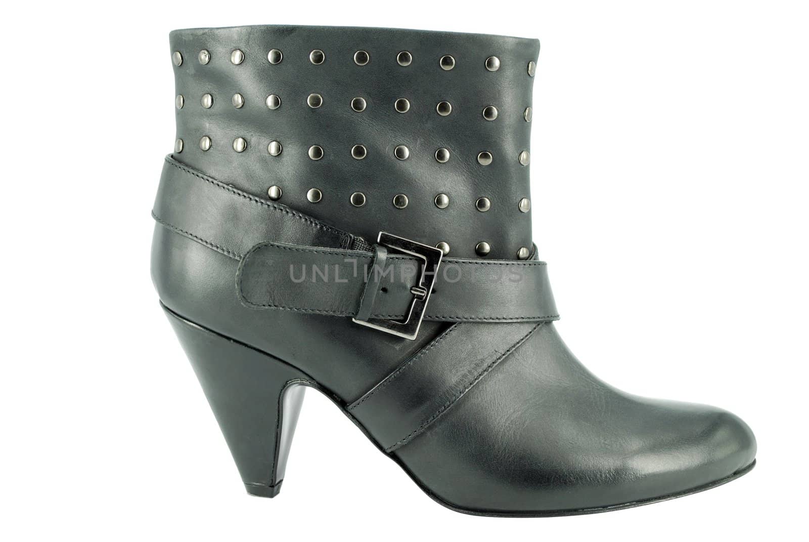 woman short black boot